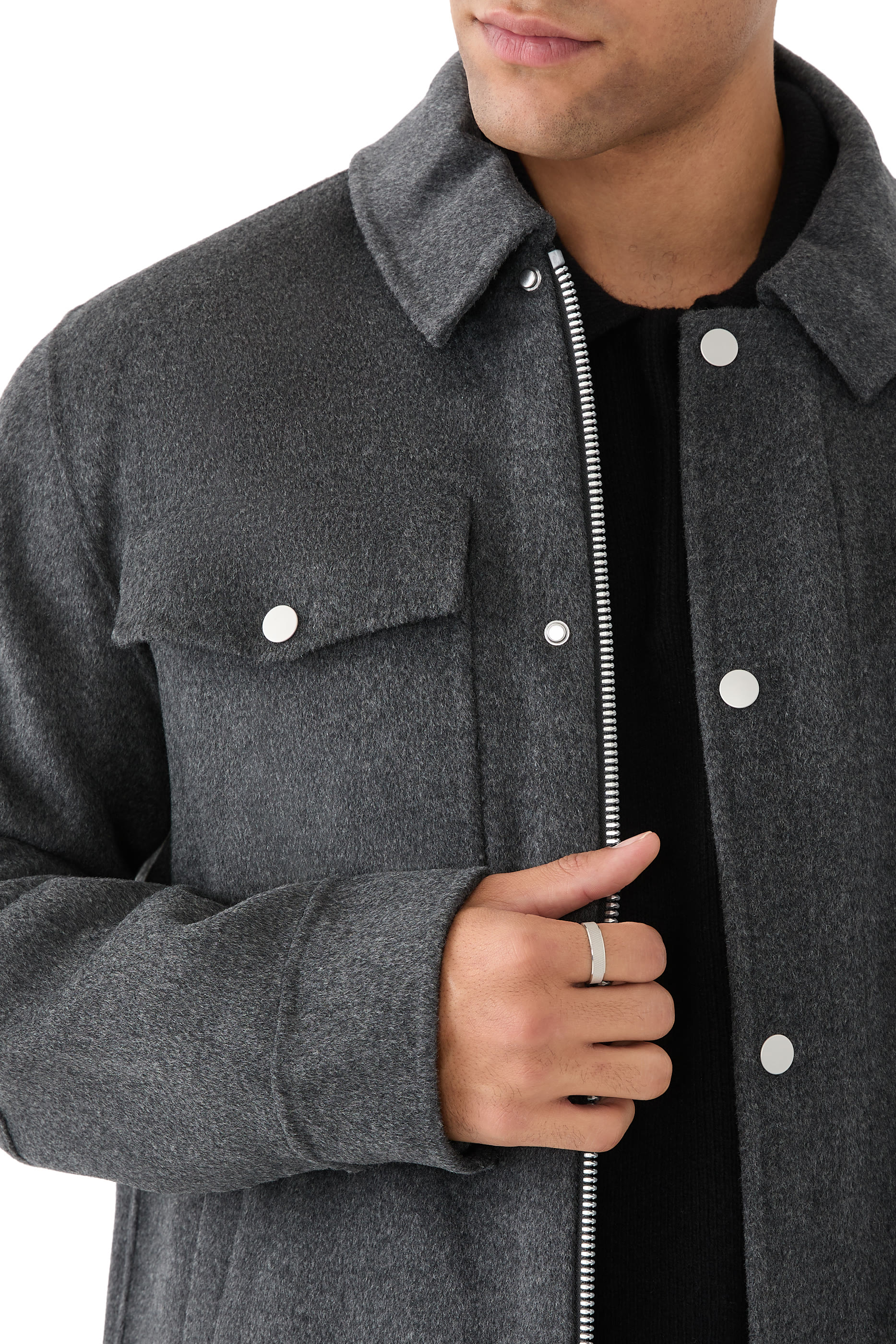 خاتم ريكس، فضة إسترلينية مطلية بالروديوم