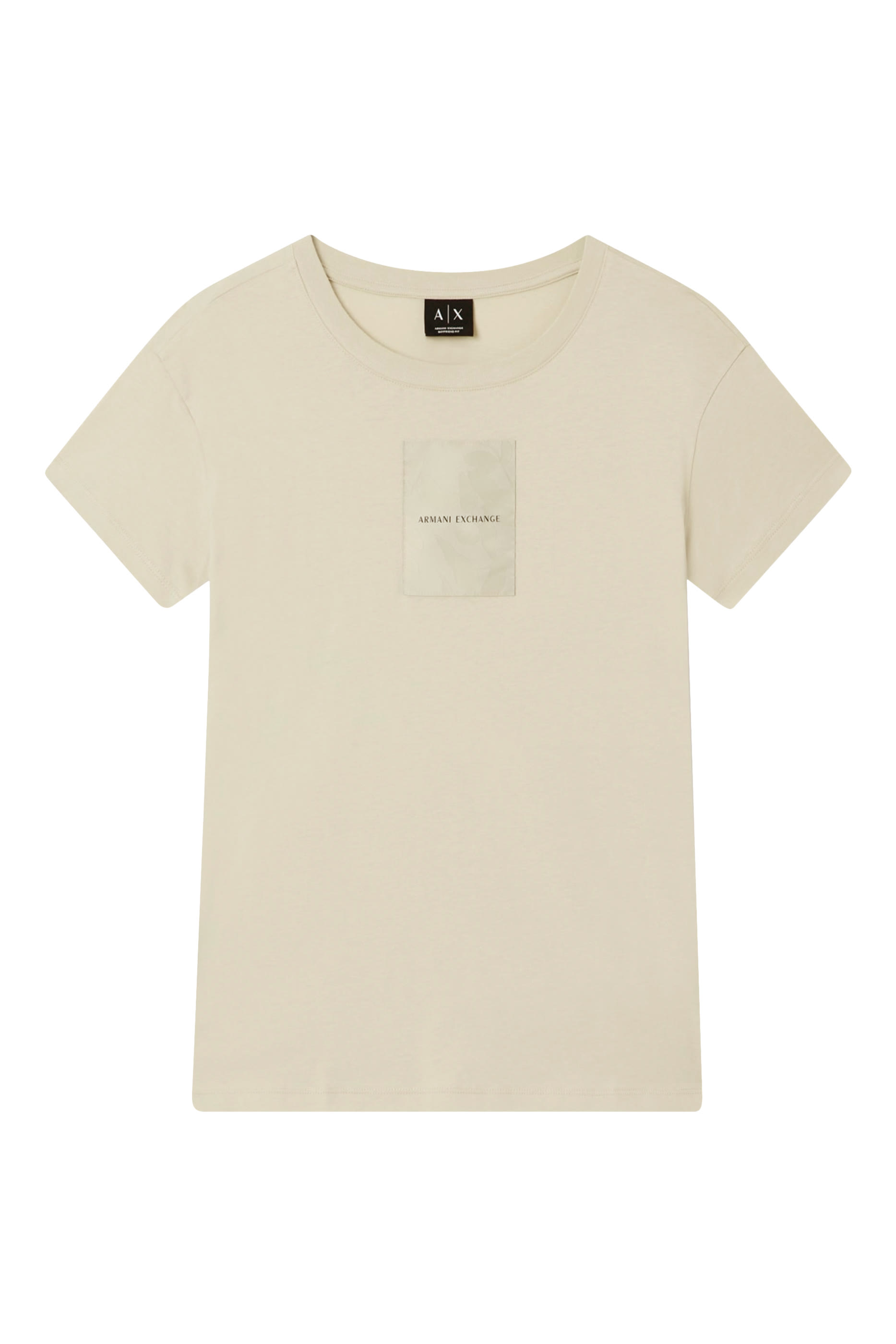 تيشيرت بقصة مريحة وطبعة شعار الماركة