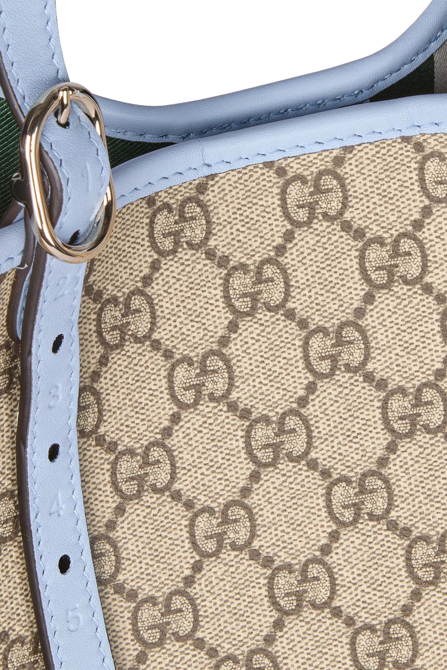 حقيبة يد كبيرة بنقشة شعار حرفي الماركة