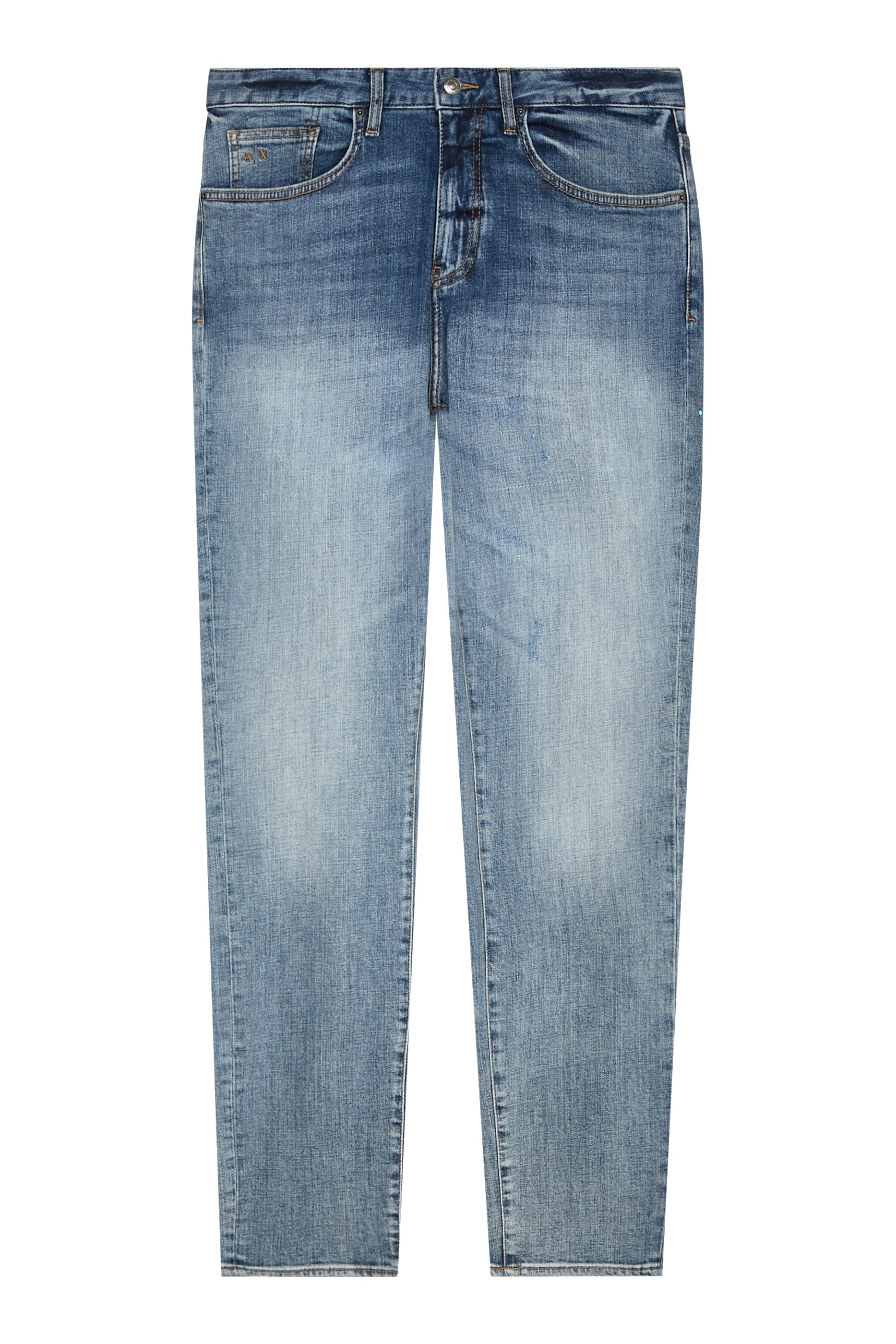 بنطال جينز وان بلوك أب بقصة ضيقة