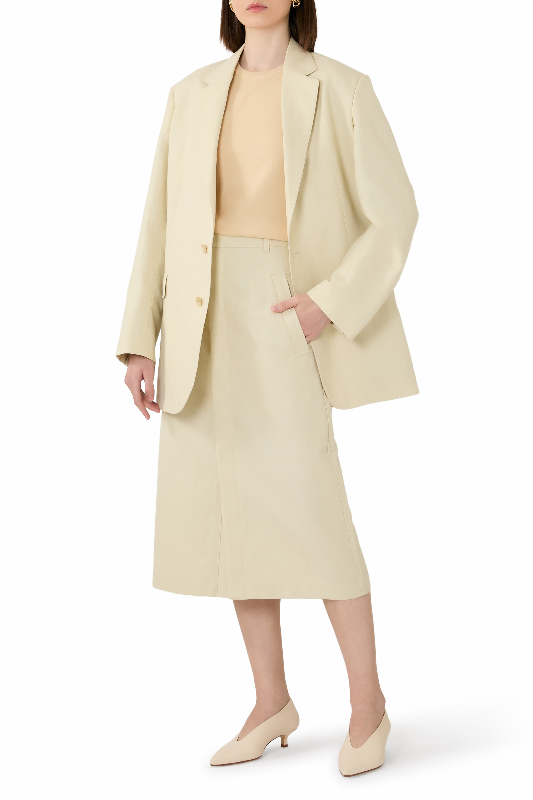 كنزة مزيج صوف وكشمير