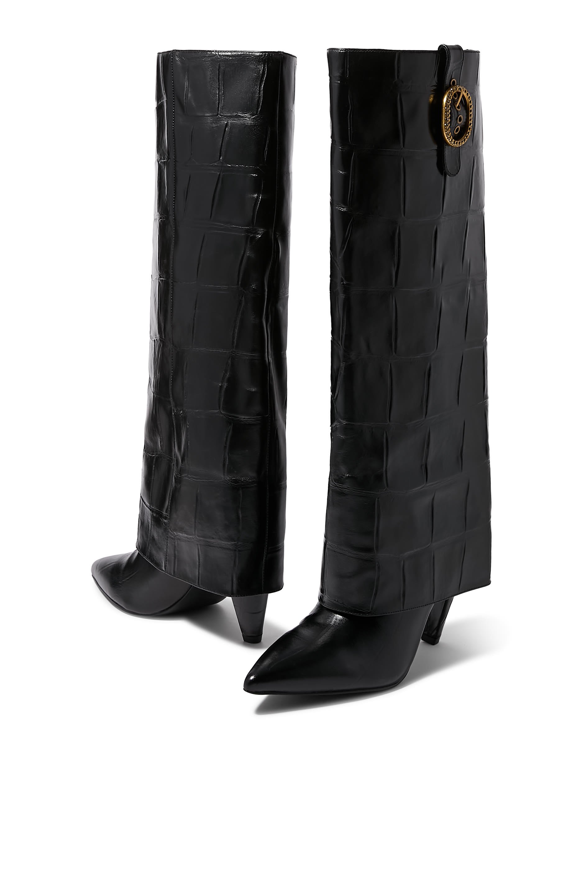 حذاء  بوت طويل 100 بتصميم قابل للطي