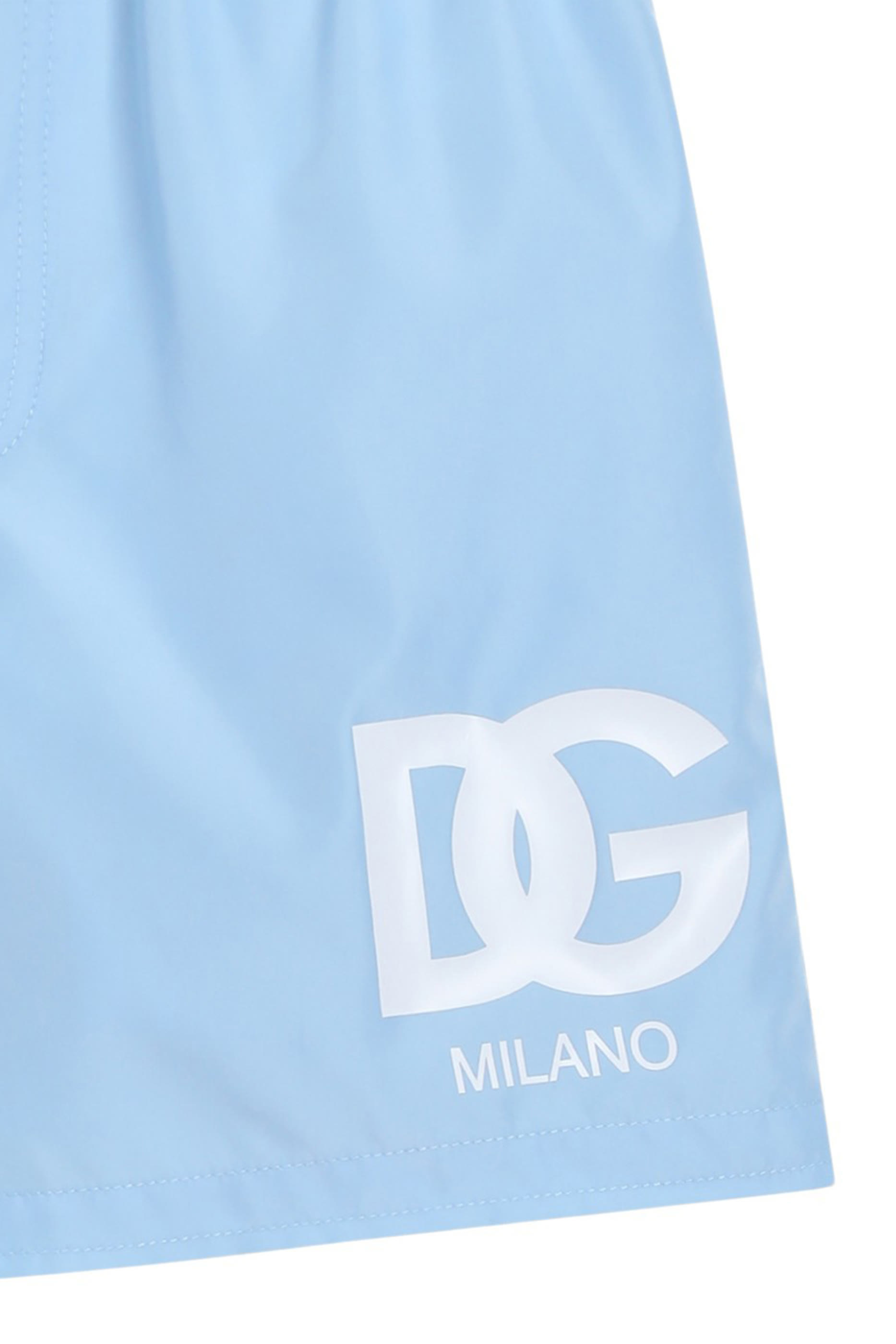 شورت سباحة بنقشة شعار الماركة للأطفال