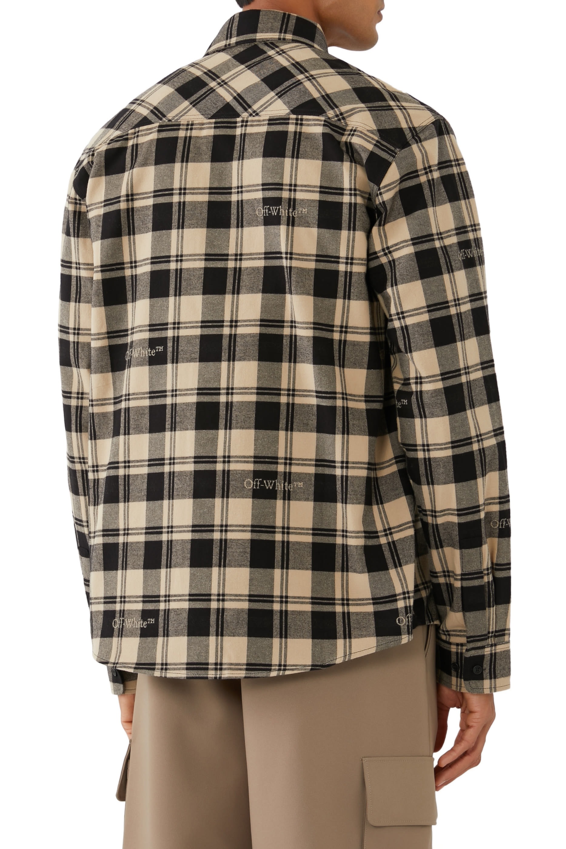 قميص فلانيل بنقشة مربعات