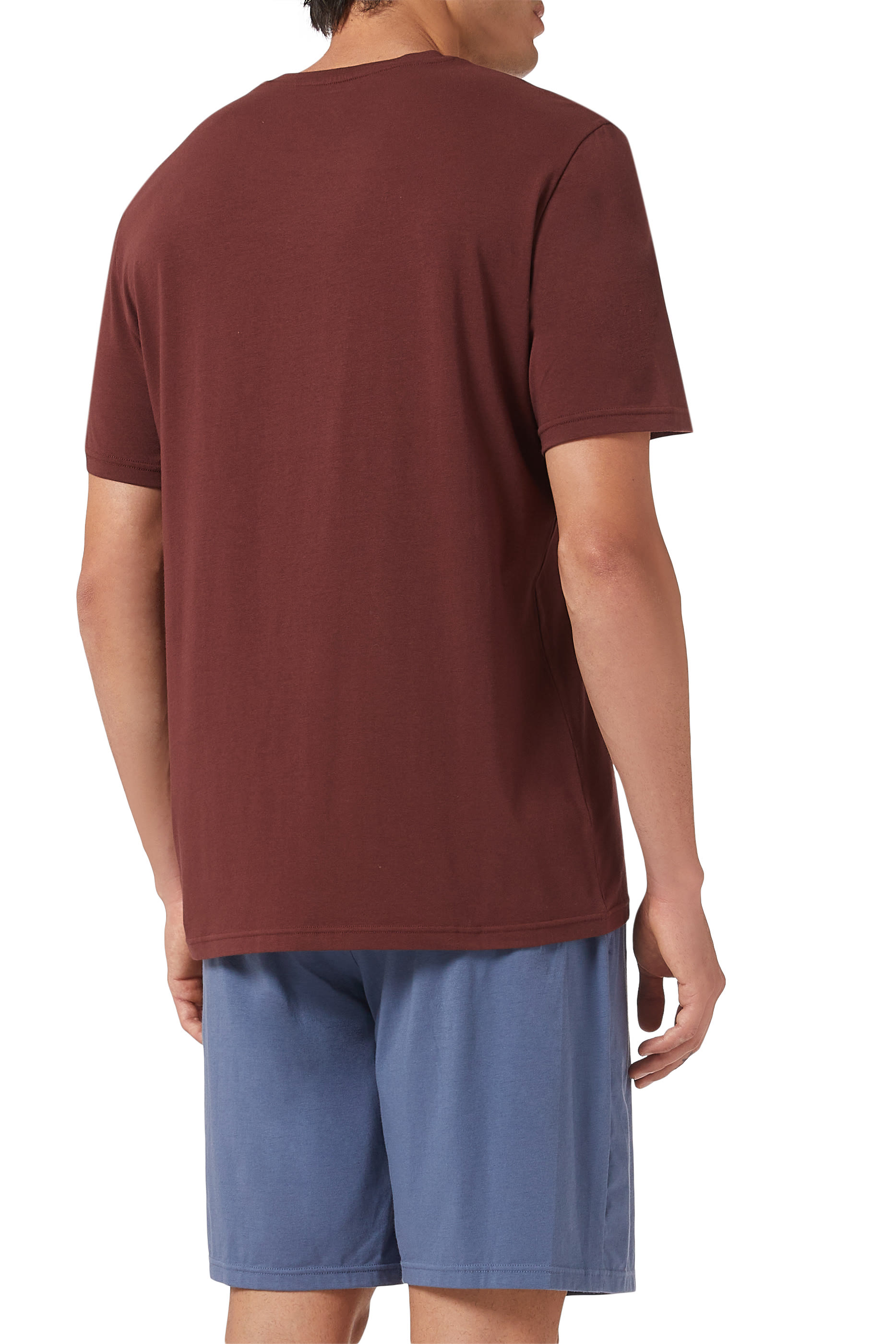 طقم بيجامة قصير قطن