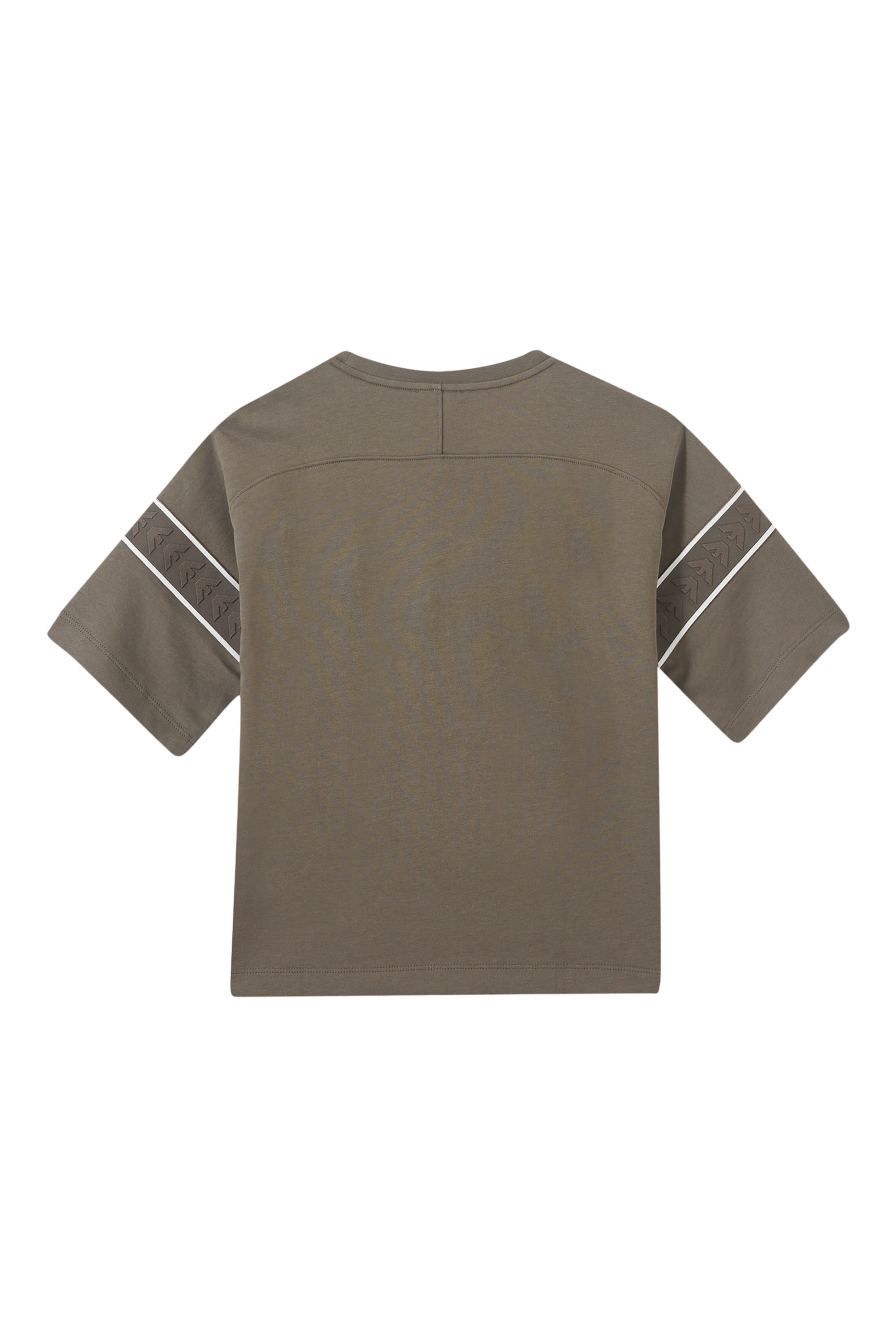 تيشيرت بشريط بشعار الماركة صغير للأطفال