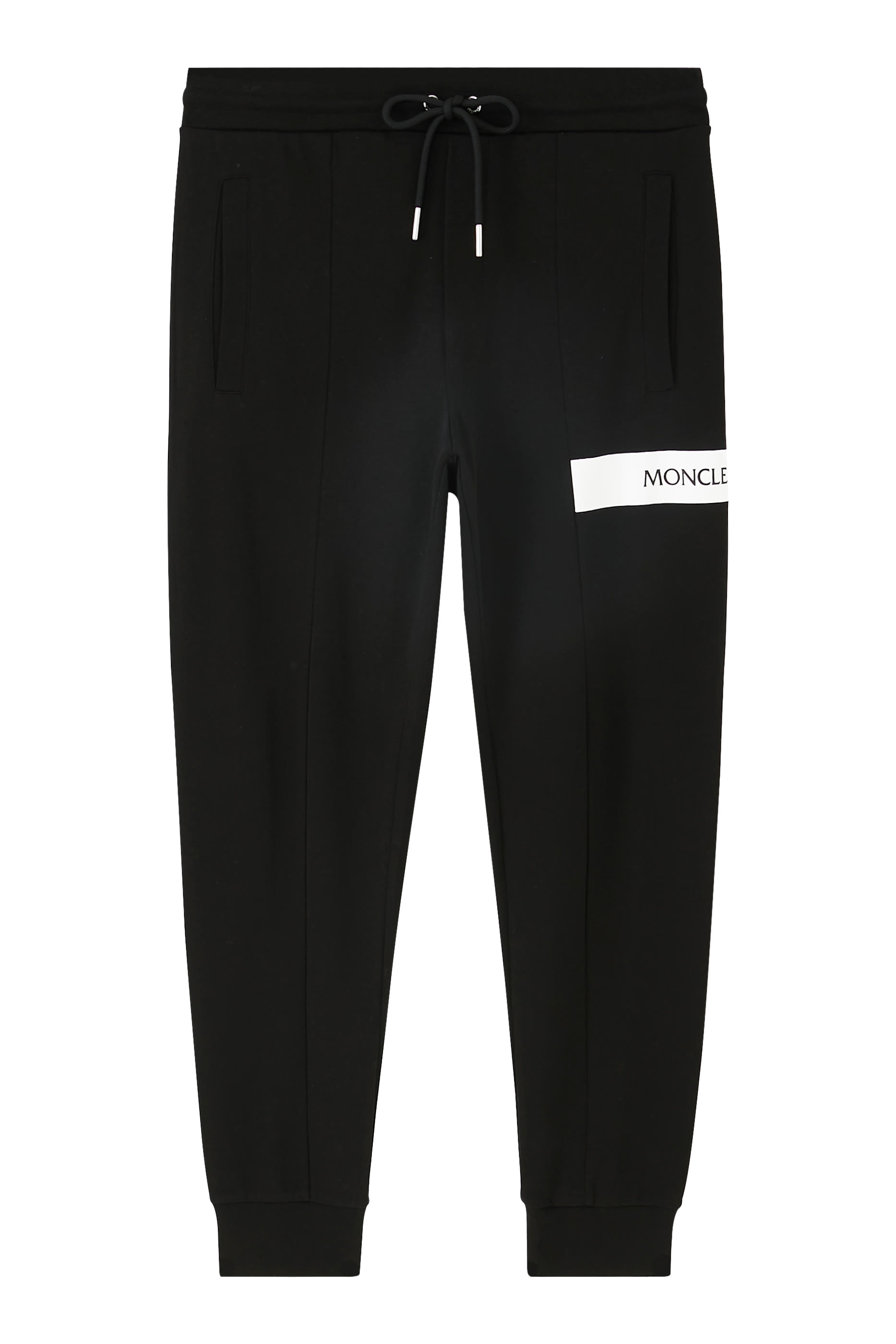 بنطال رياضي بملصق شعار الماركة