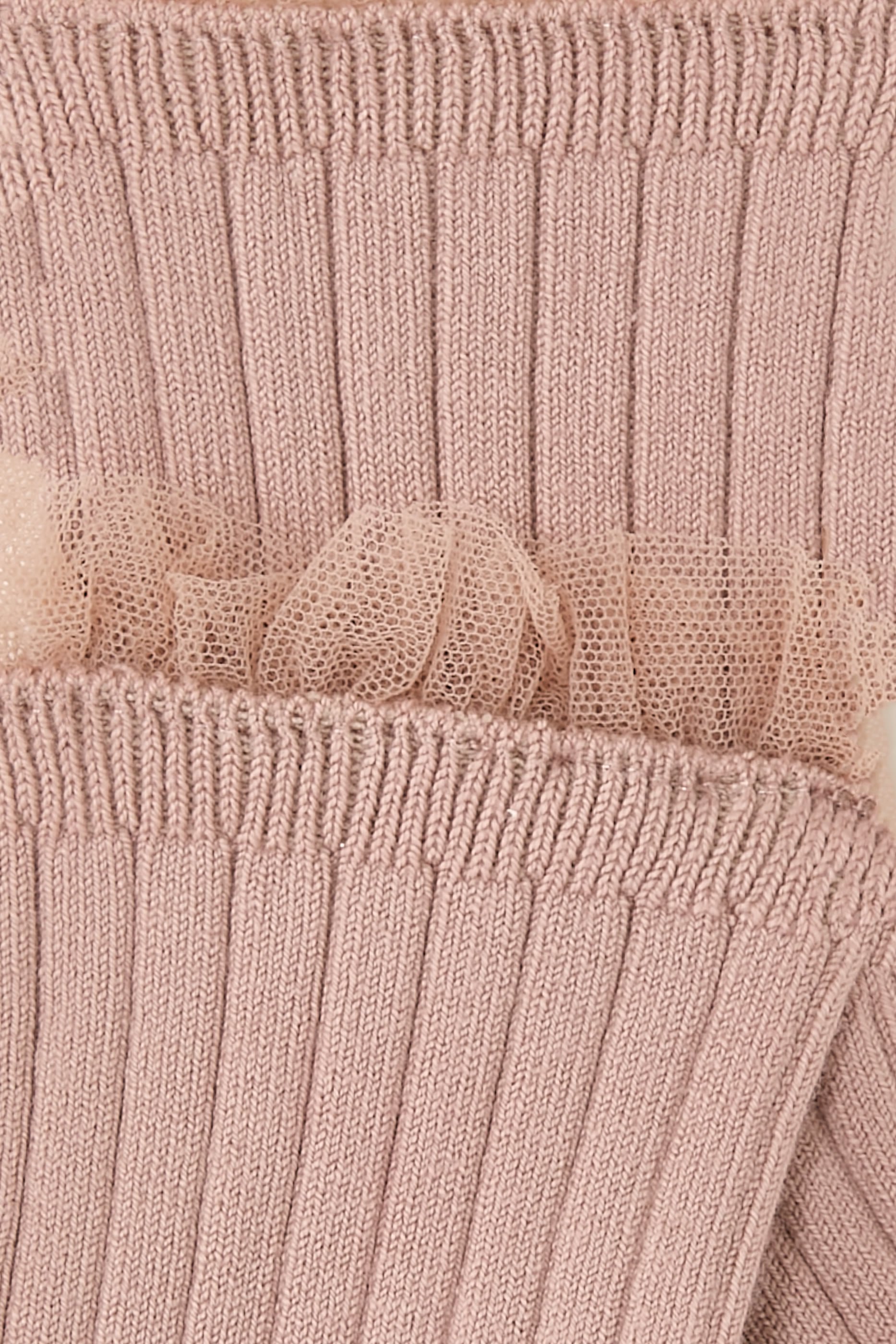 جوارب مارغو تول مضلع بكشكش للأطفال