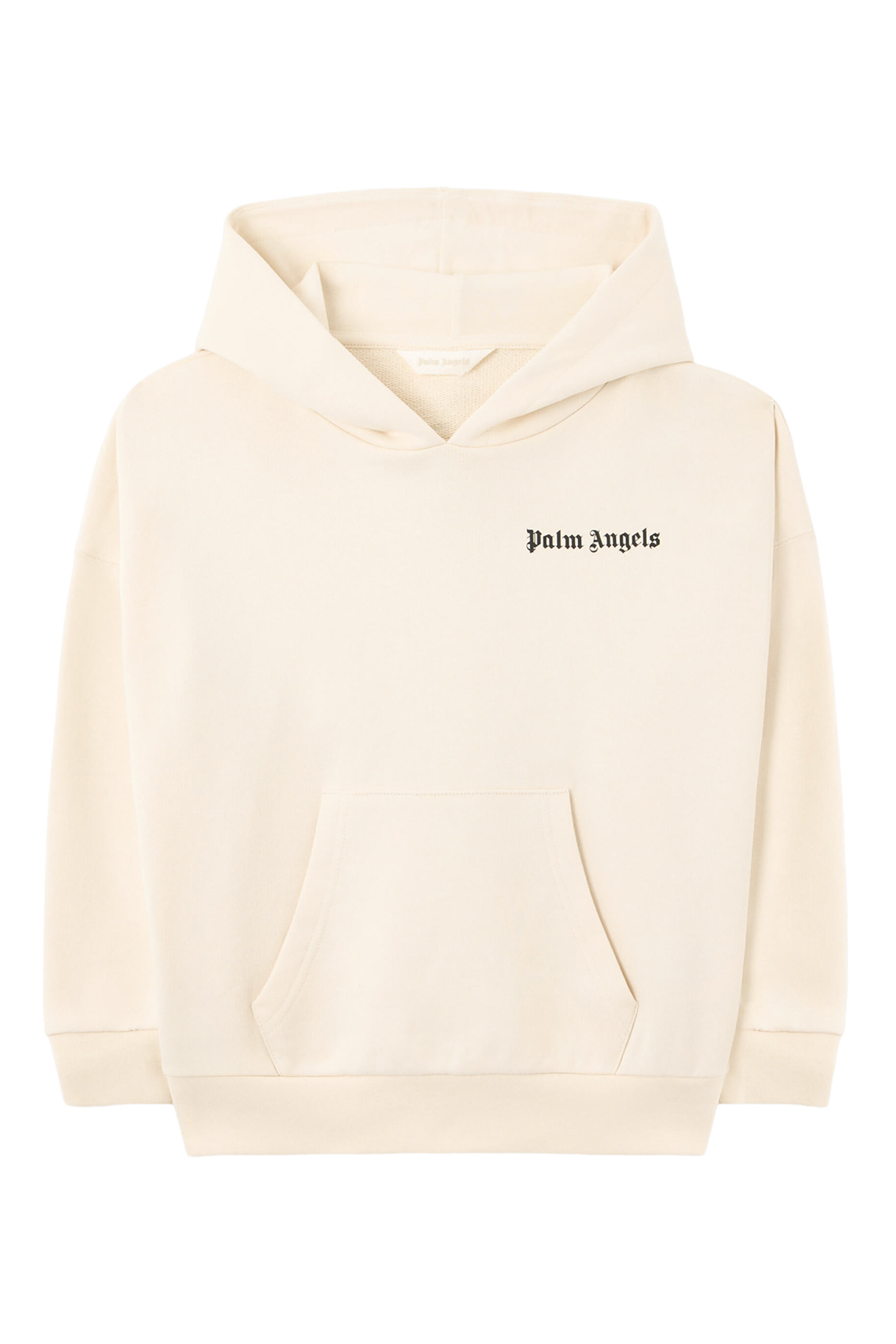 هودي بقصة فضفاضة وشعار الماركة للأطفال