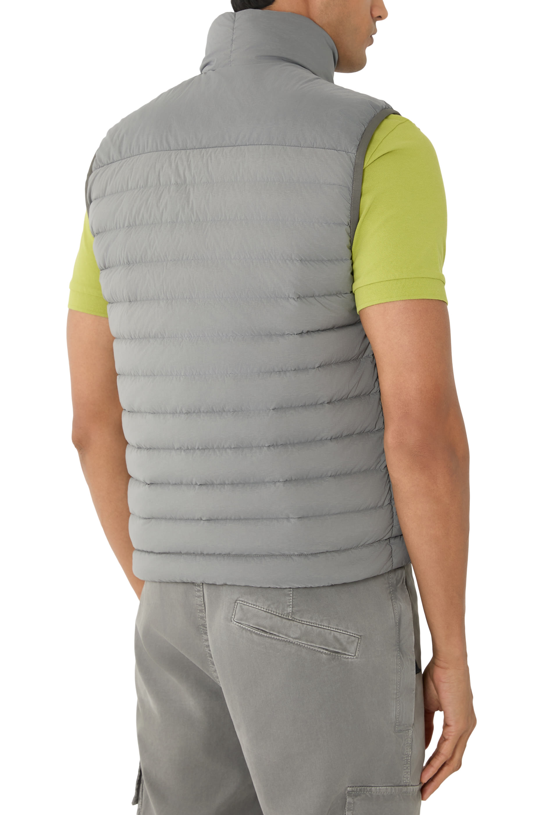 Down Vest with Seamless Feather Tunnels