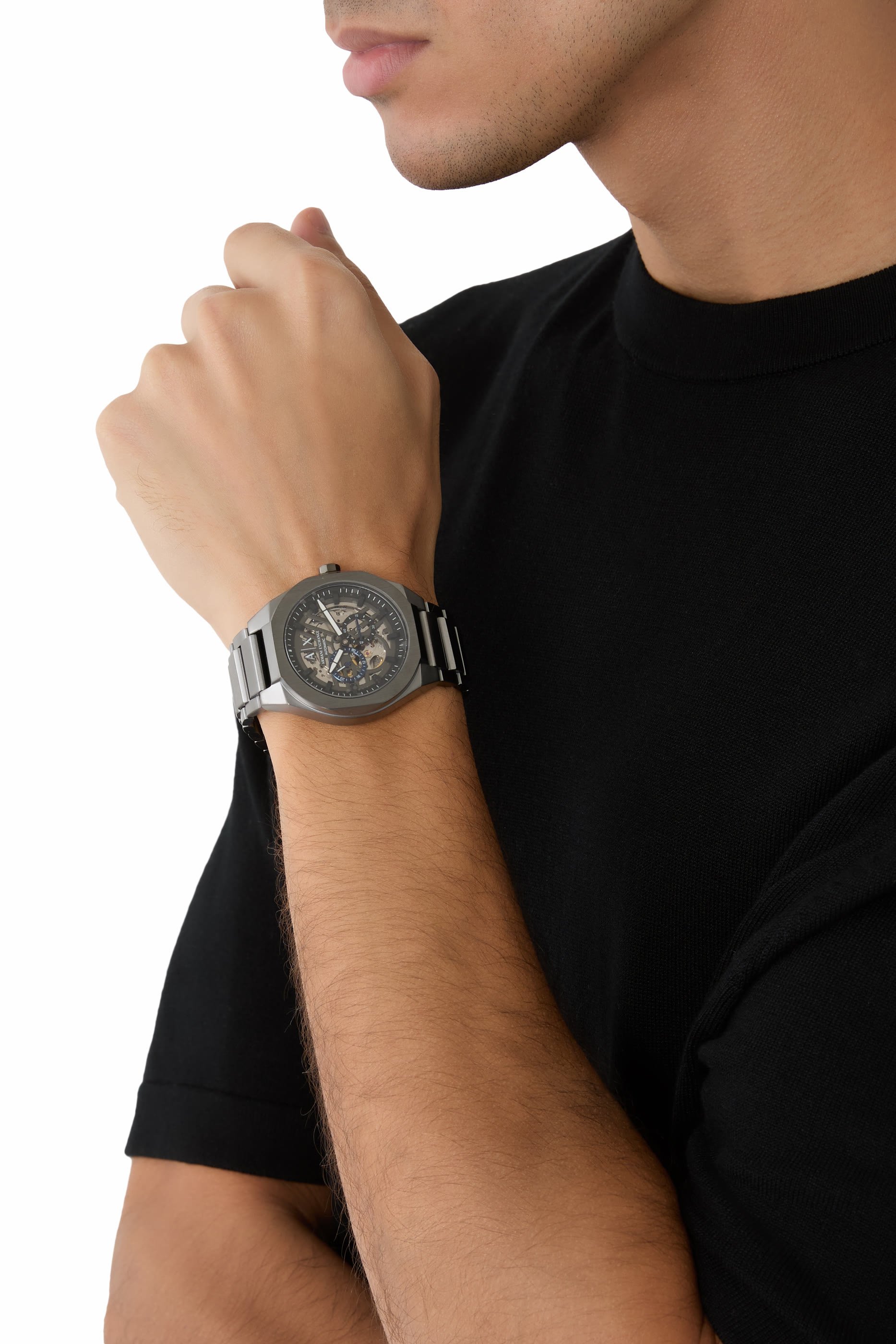 ساعة سينك أوتوماتيكية ستانليس ستيل