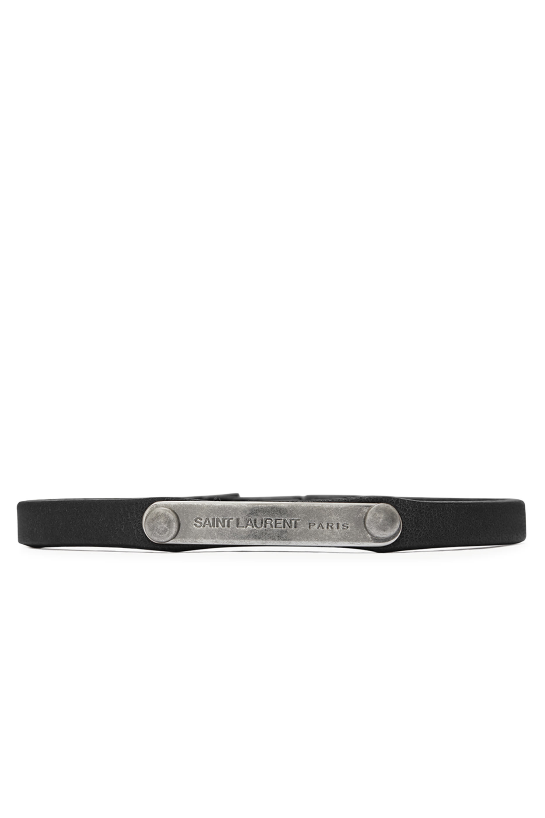 سوار بحلية شعار الماركة جلد