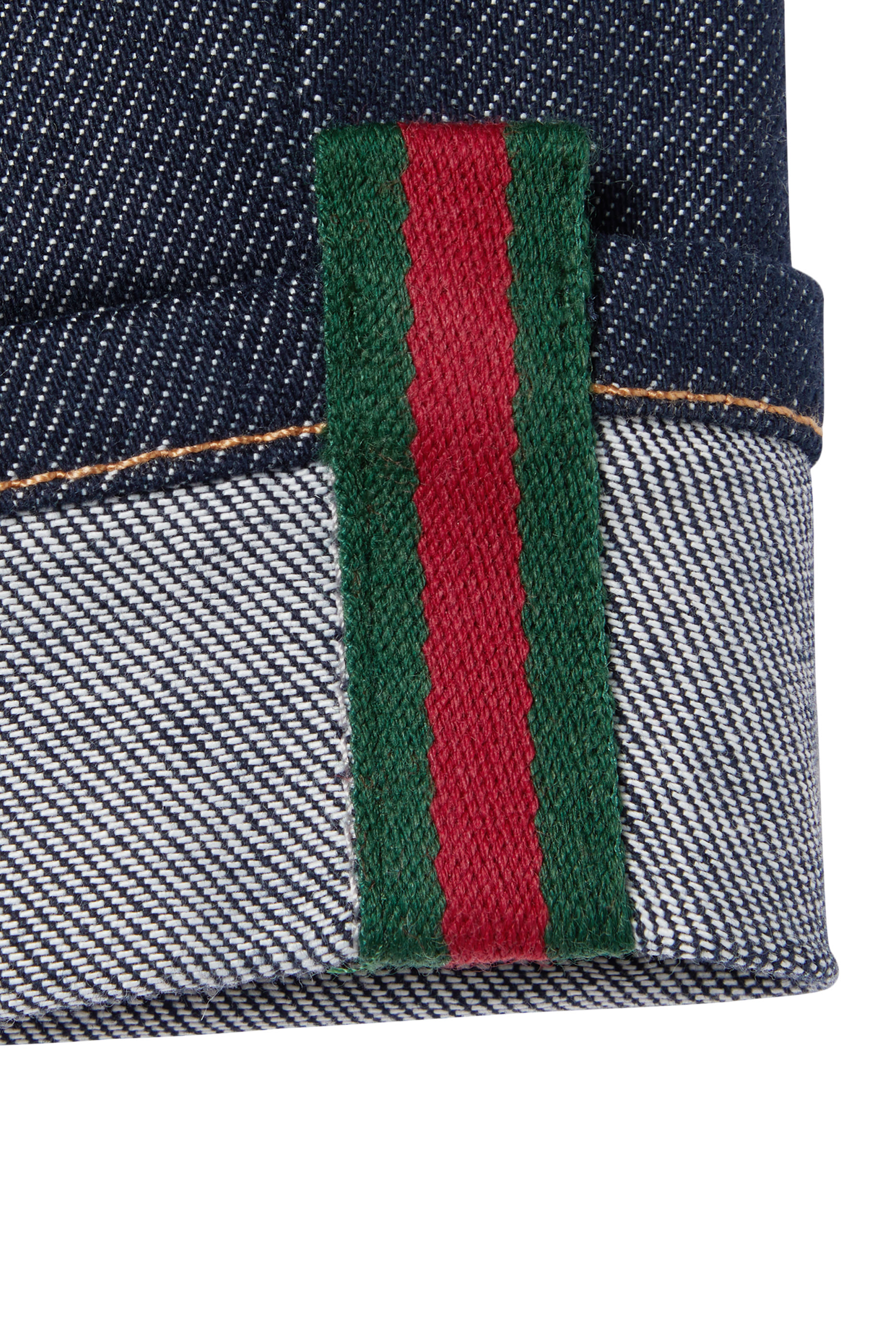 بنطال مزين بشعار ويب دنيم للأطفال