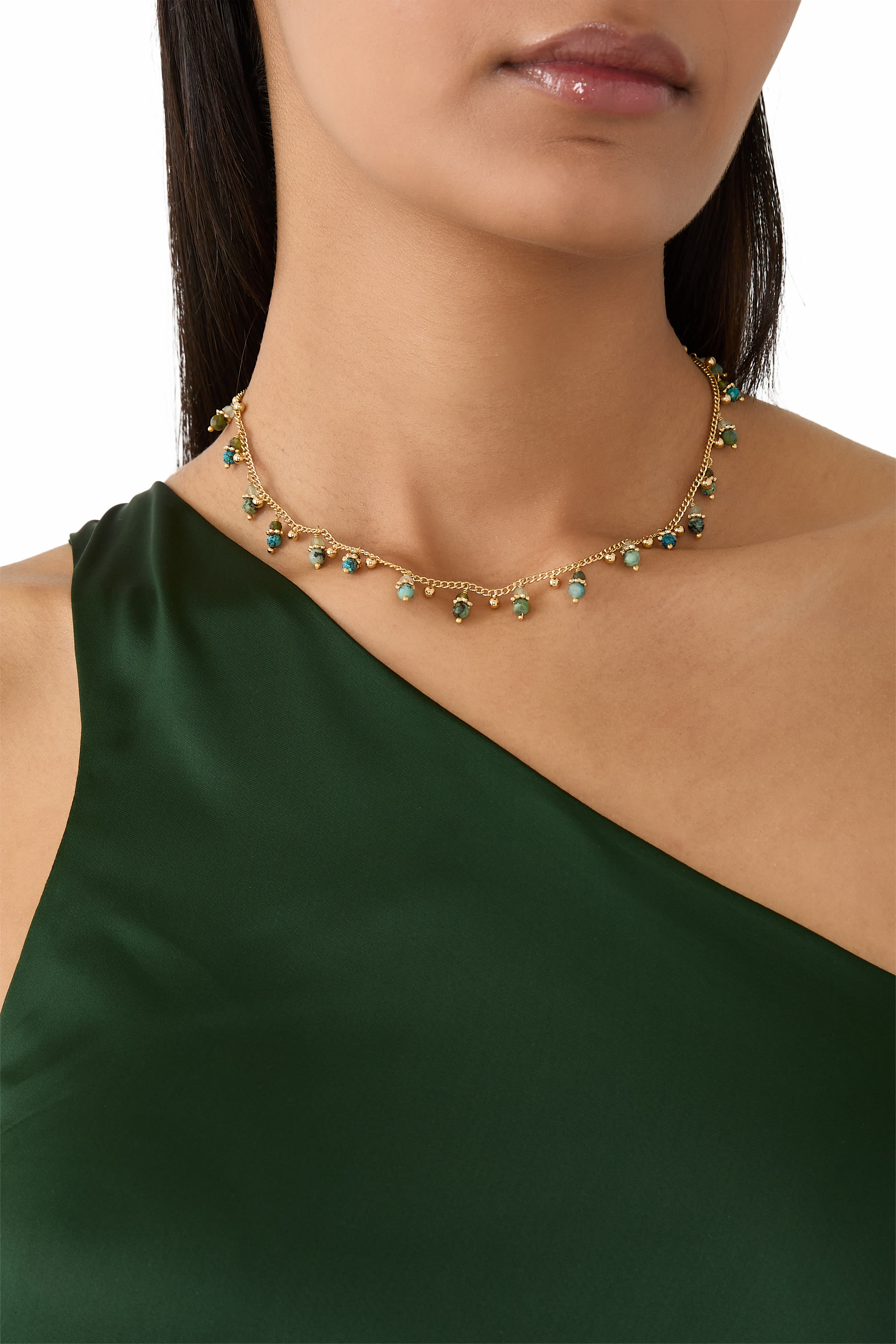 قلادة تانغرين، معدن مطلي بالذهب