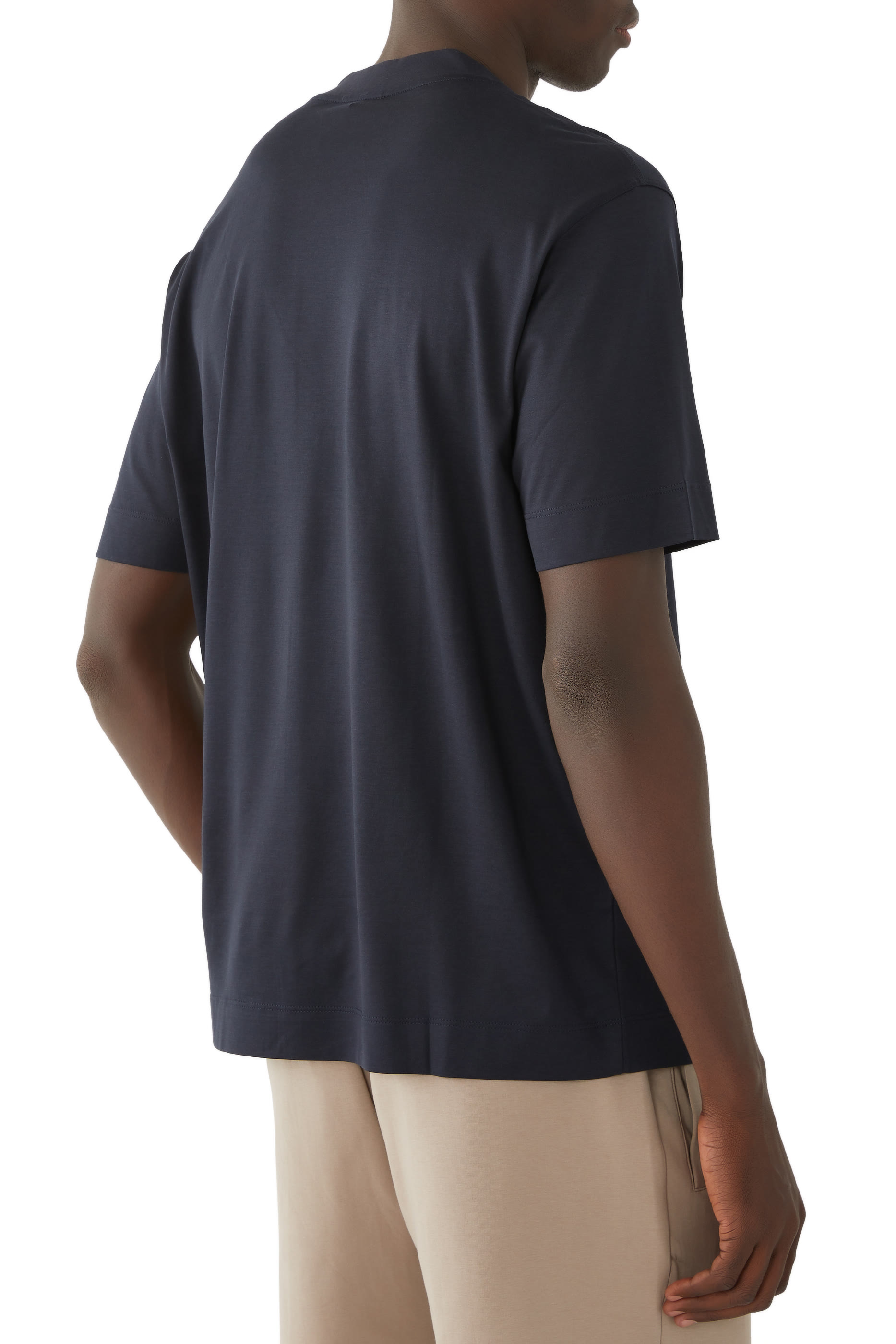 تيشيرت بشعار الماركة بحجم كبير تانسل