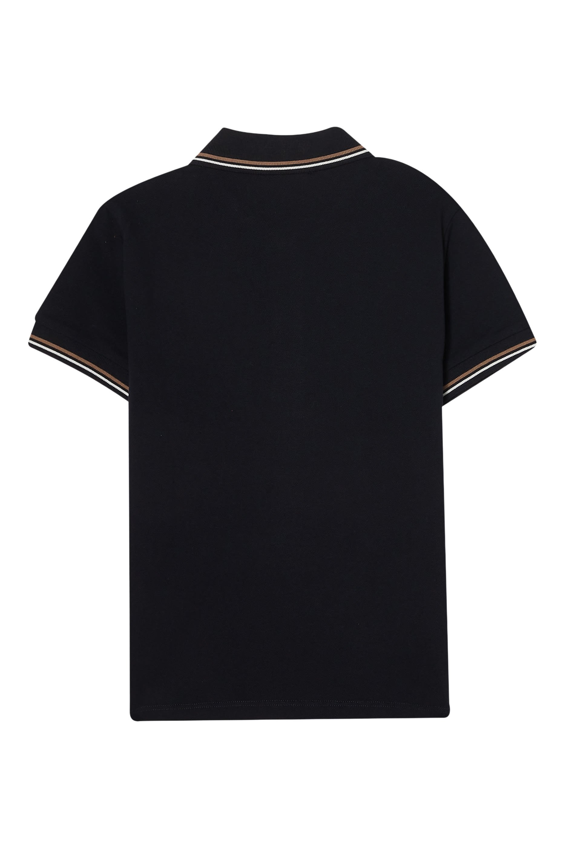 قميص بولو بشعار الماركة للأطفال