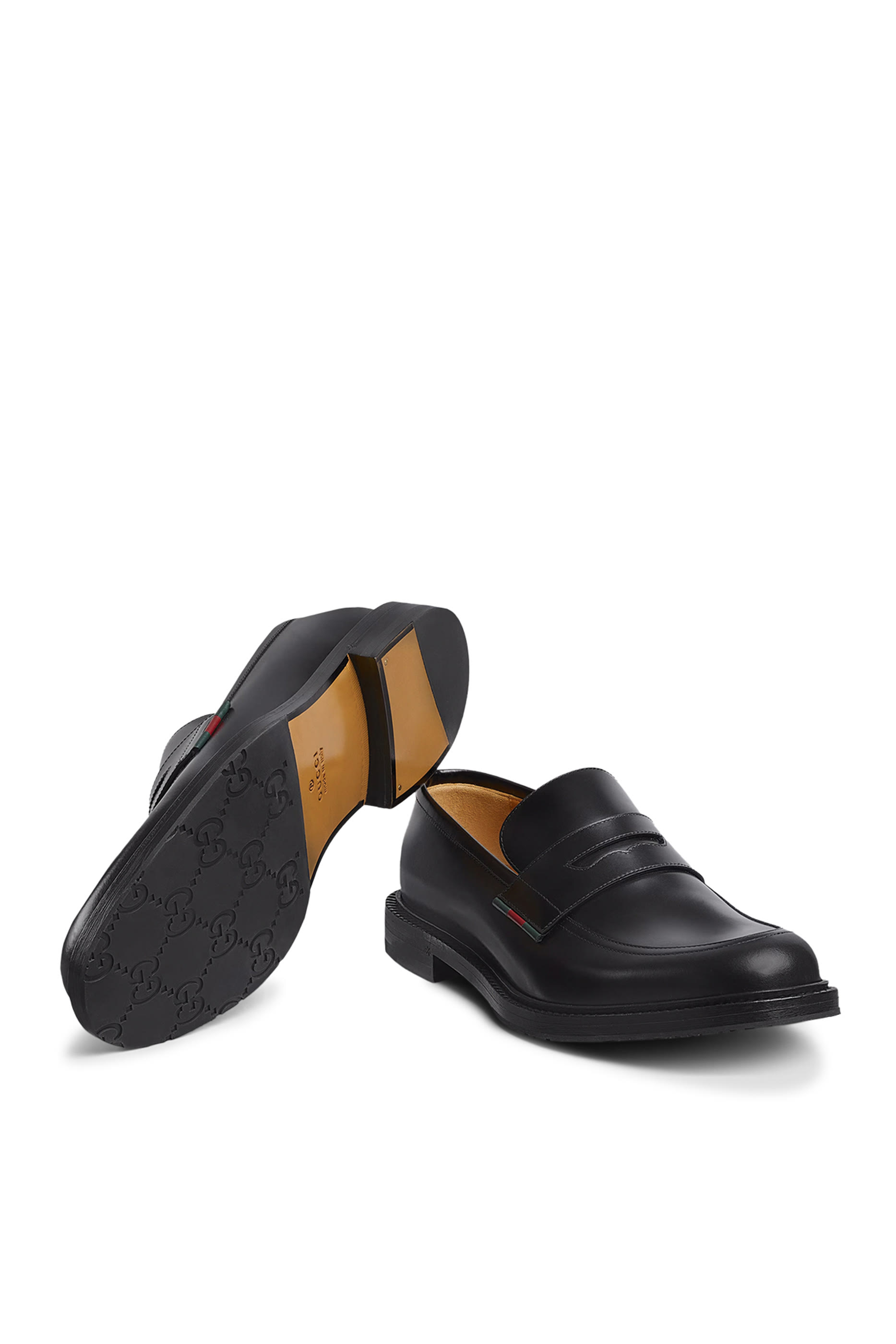 حذاء سهل الارتداء بشريط ويب جلد