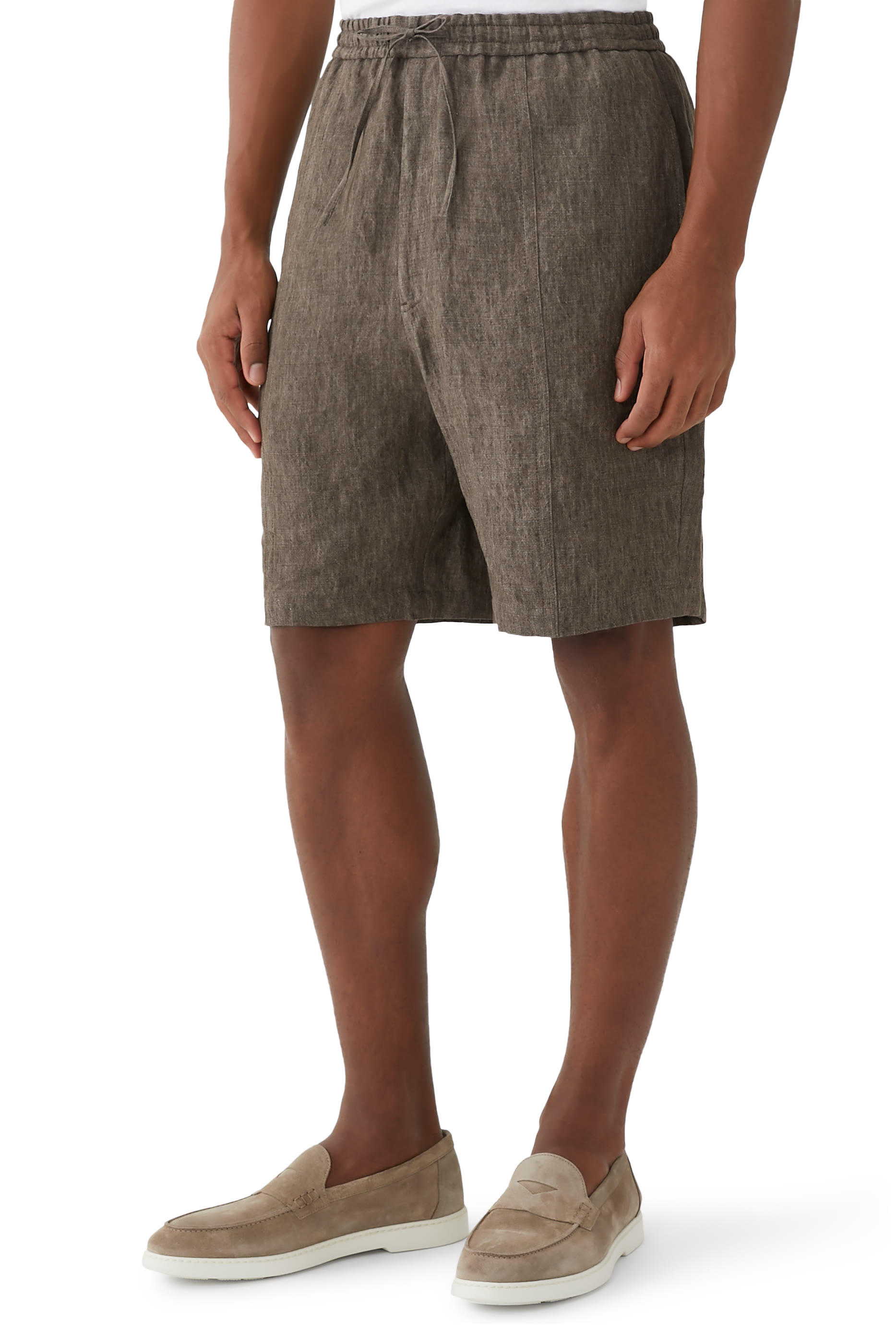 شورت بحزام خصر مطاطي