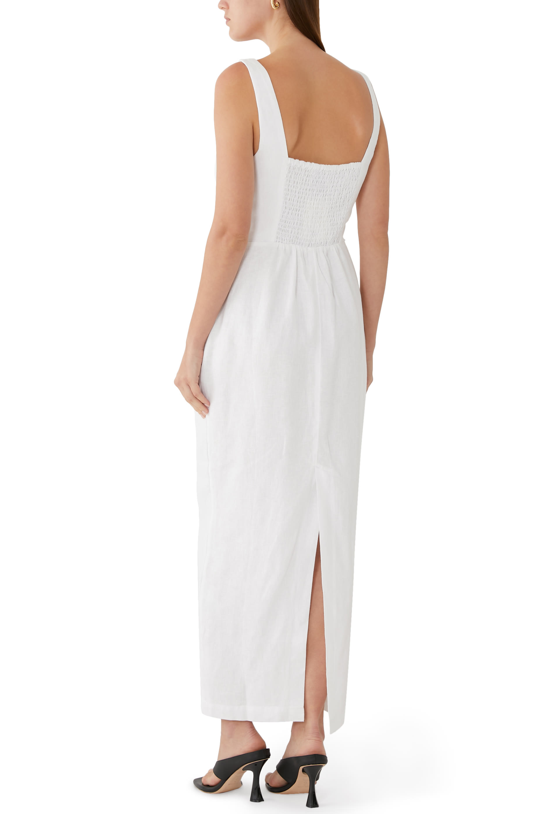 فستان سكايلا بقصة مستقيمة متوسطة الطول