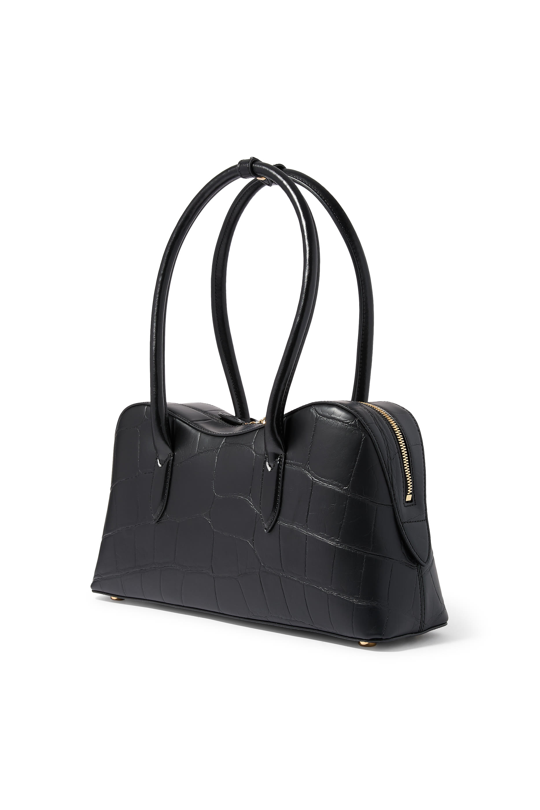 حقيبة كتف رايدر بنقشة جلد التمساح