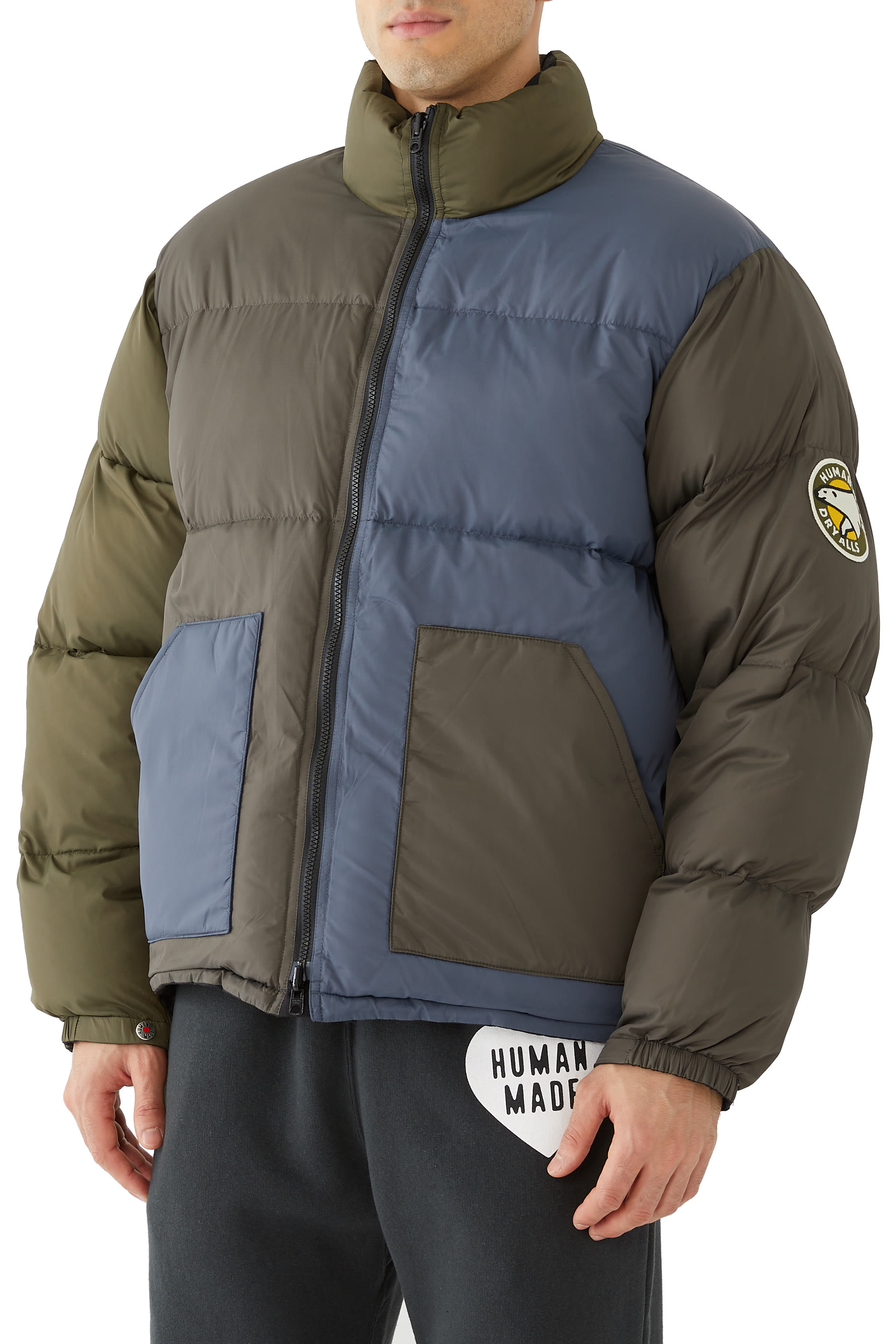 جاكيت بوجهين مبطن بالزغب