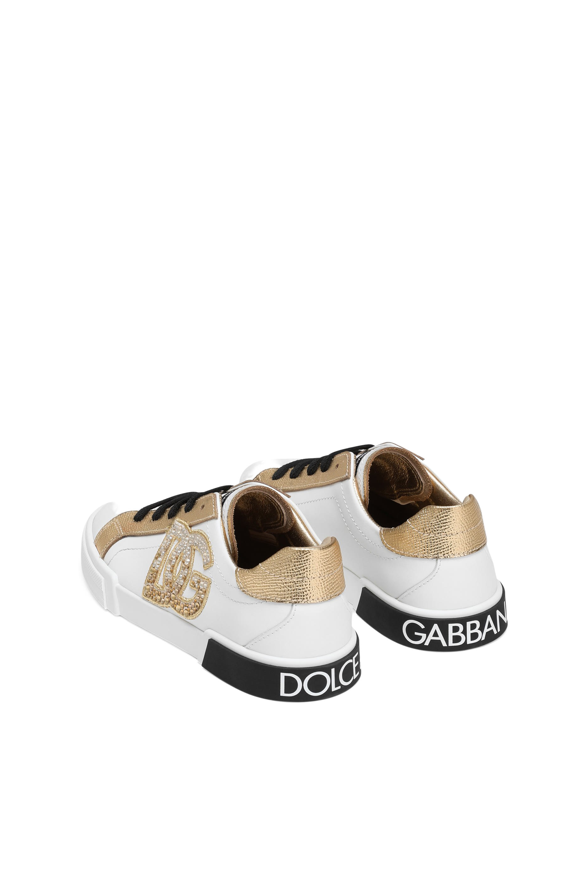 Kids Nappa Calfskin Logo Sneakers