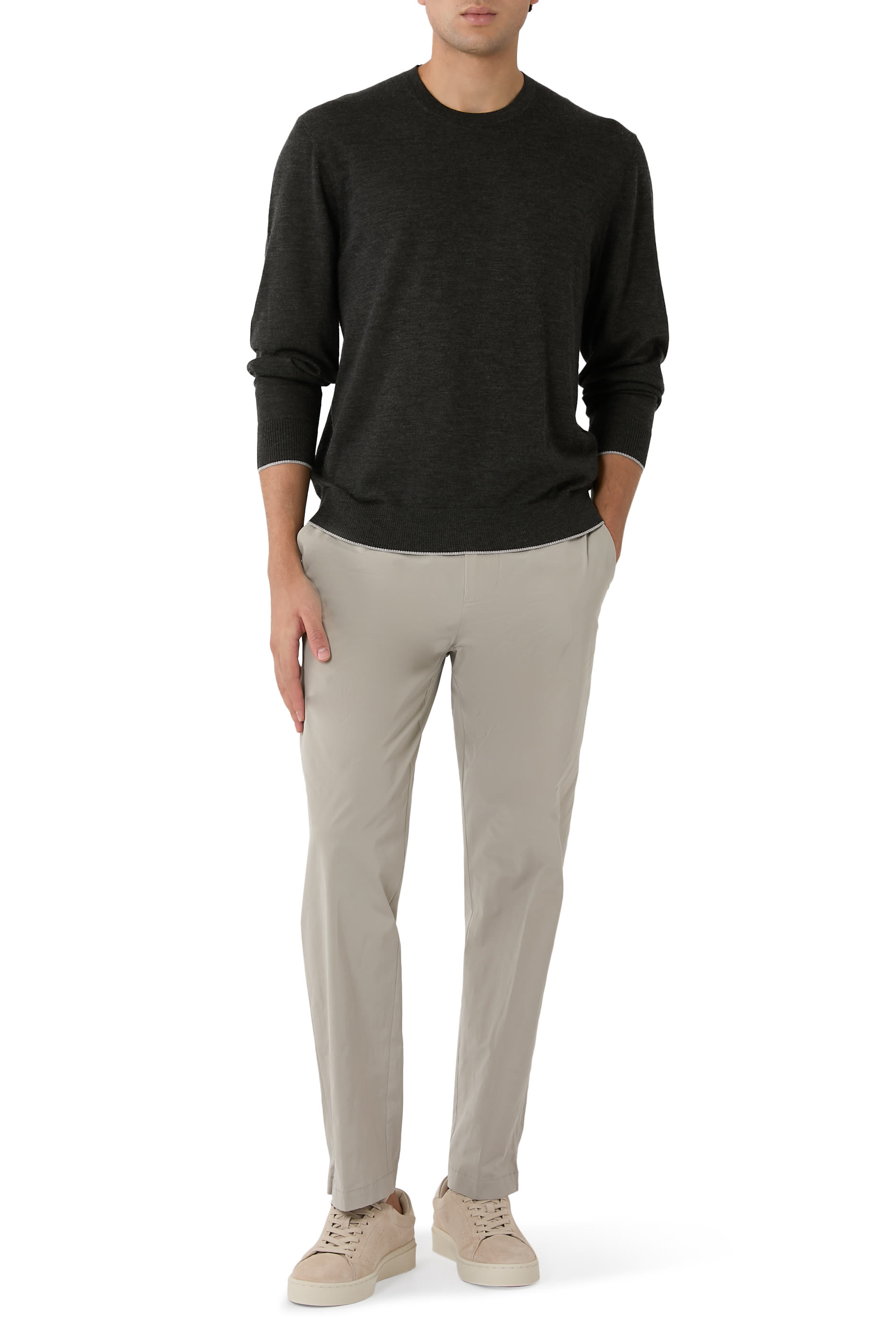 بنطال قطن بوبلين