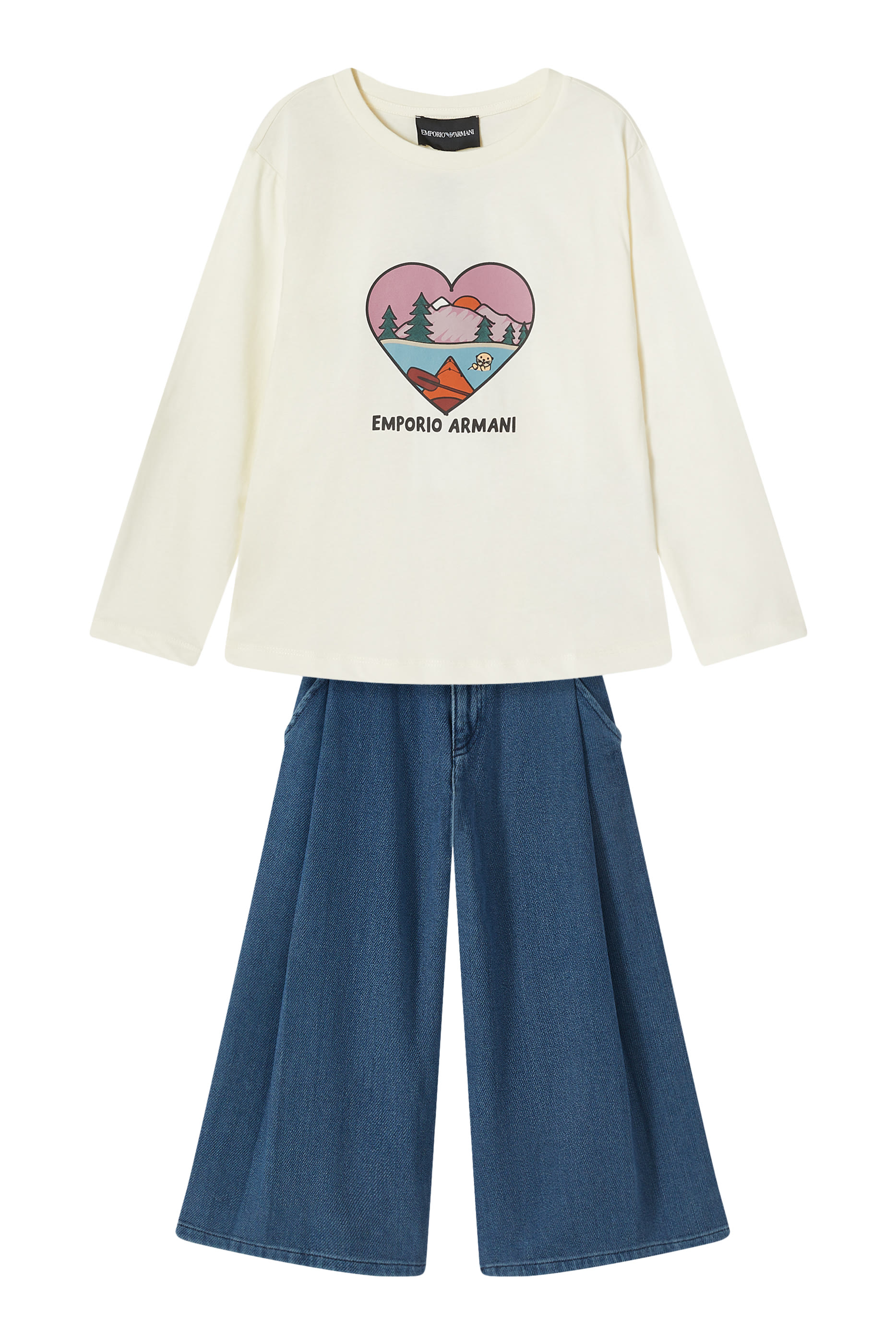  كنزة بطبعة غابة جيرسيه للأطفال