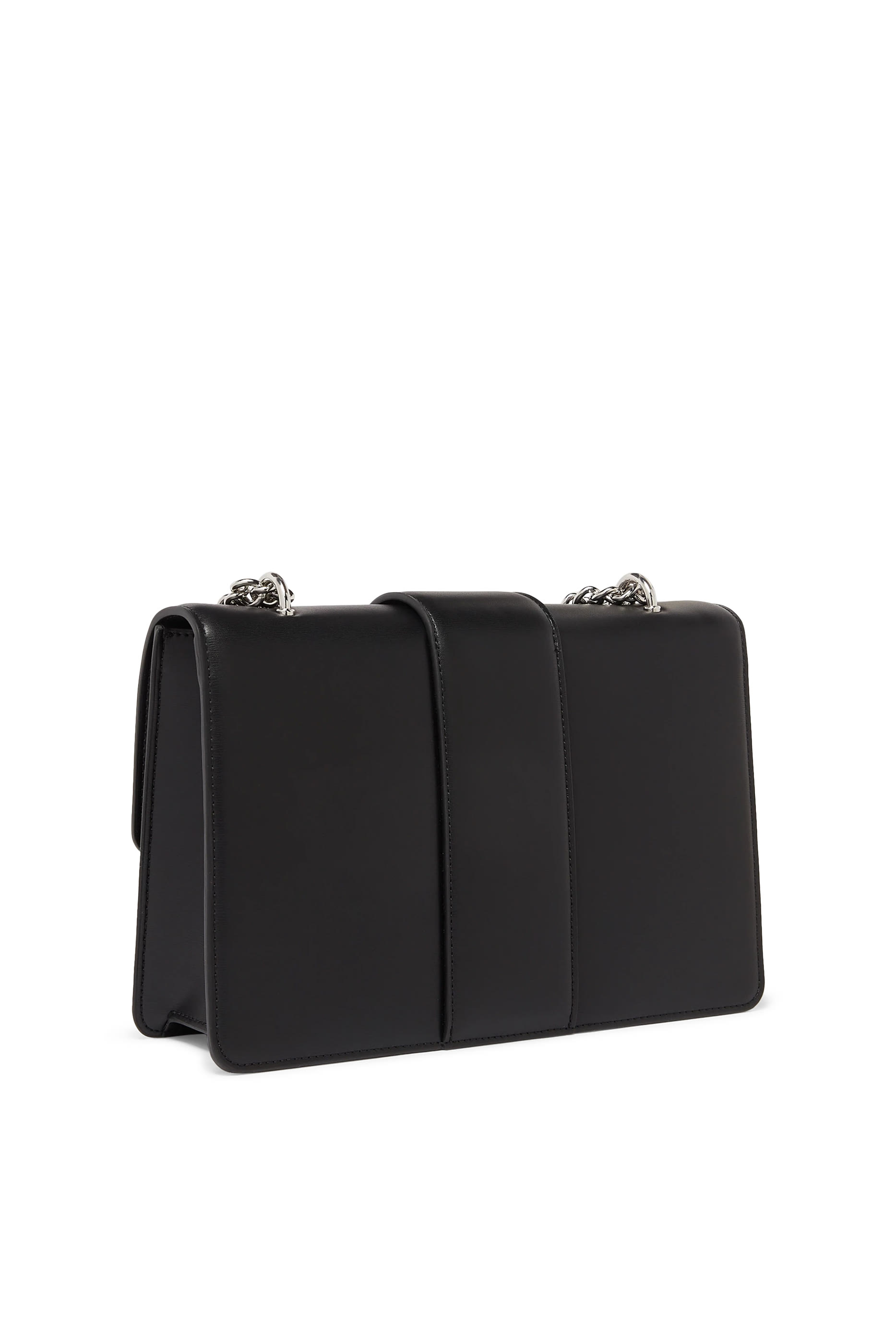 حقيبة كتف بحلية معدنية بتصميم بشعار الماركة