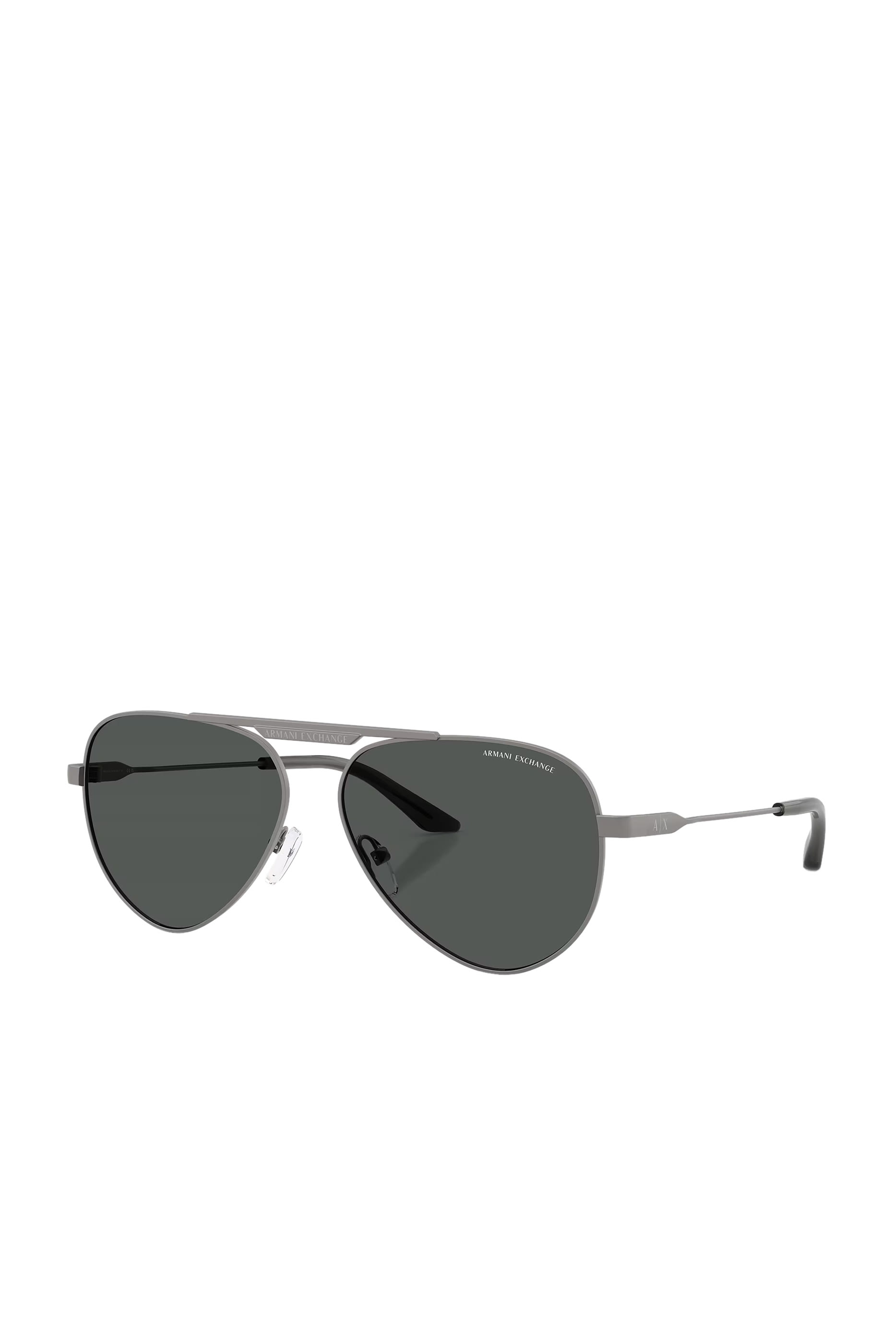 Pilot Frame Double-Bridge Sunglasses