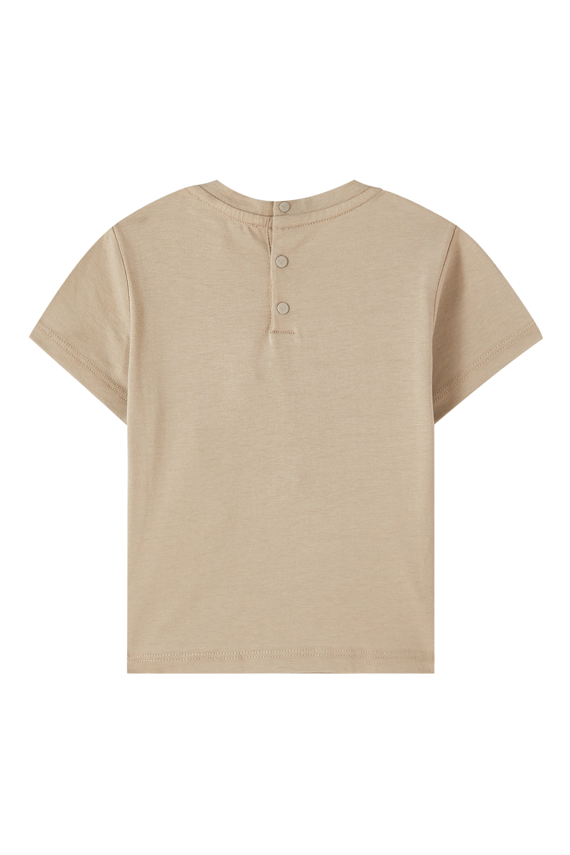 تيشيرت بشعار الماركة للأطفال