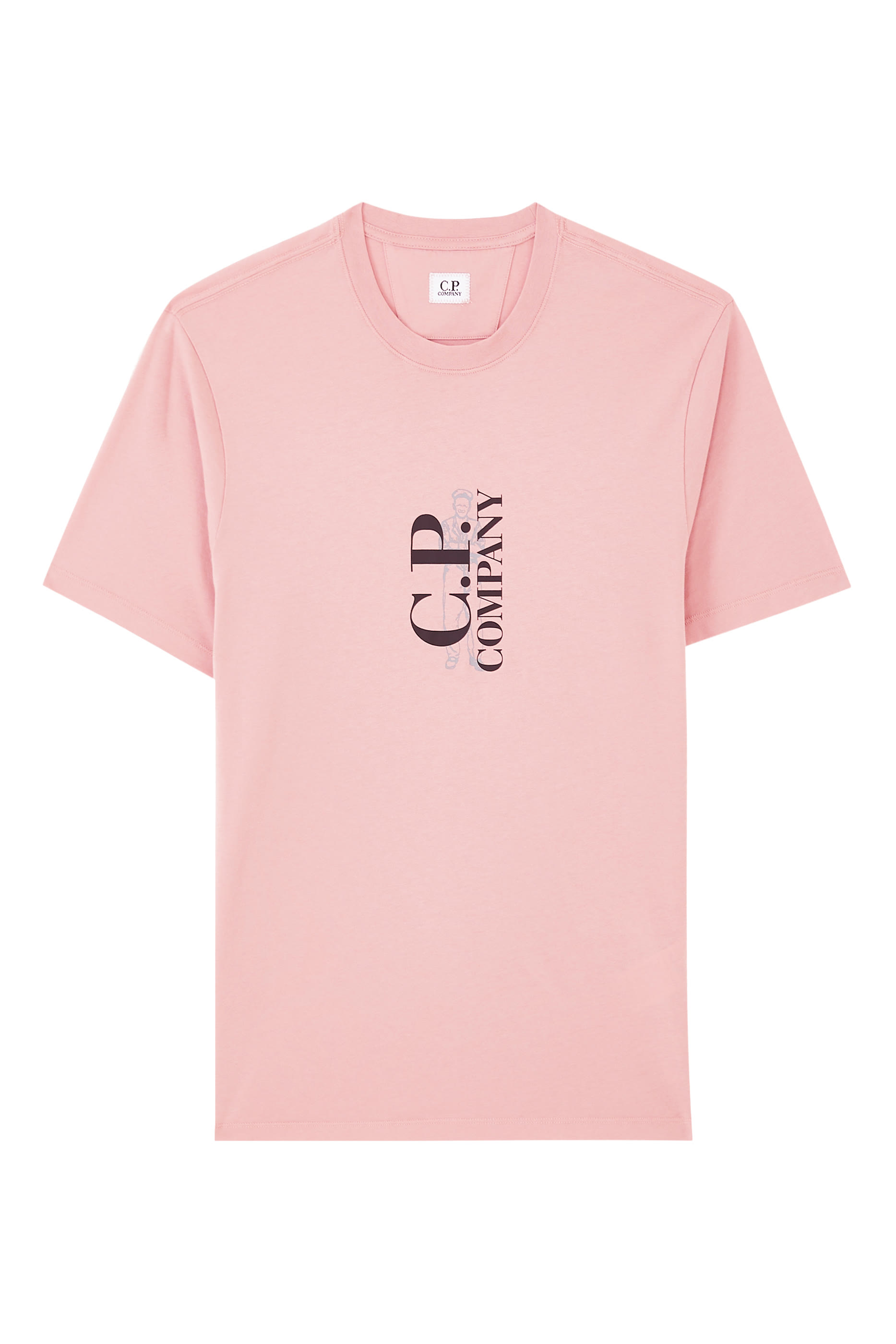 تيشيرت بشعار  الماركة عمودي 30/1 جيرسيه