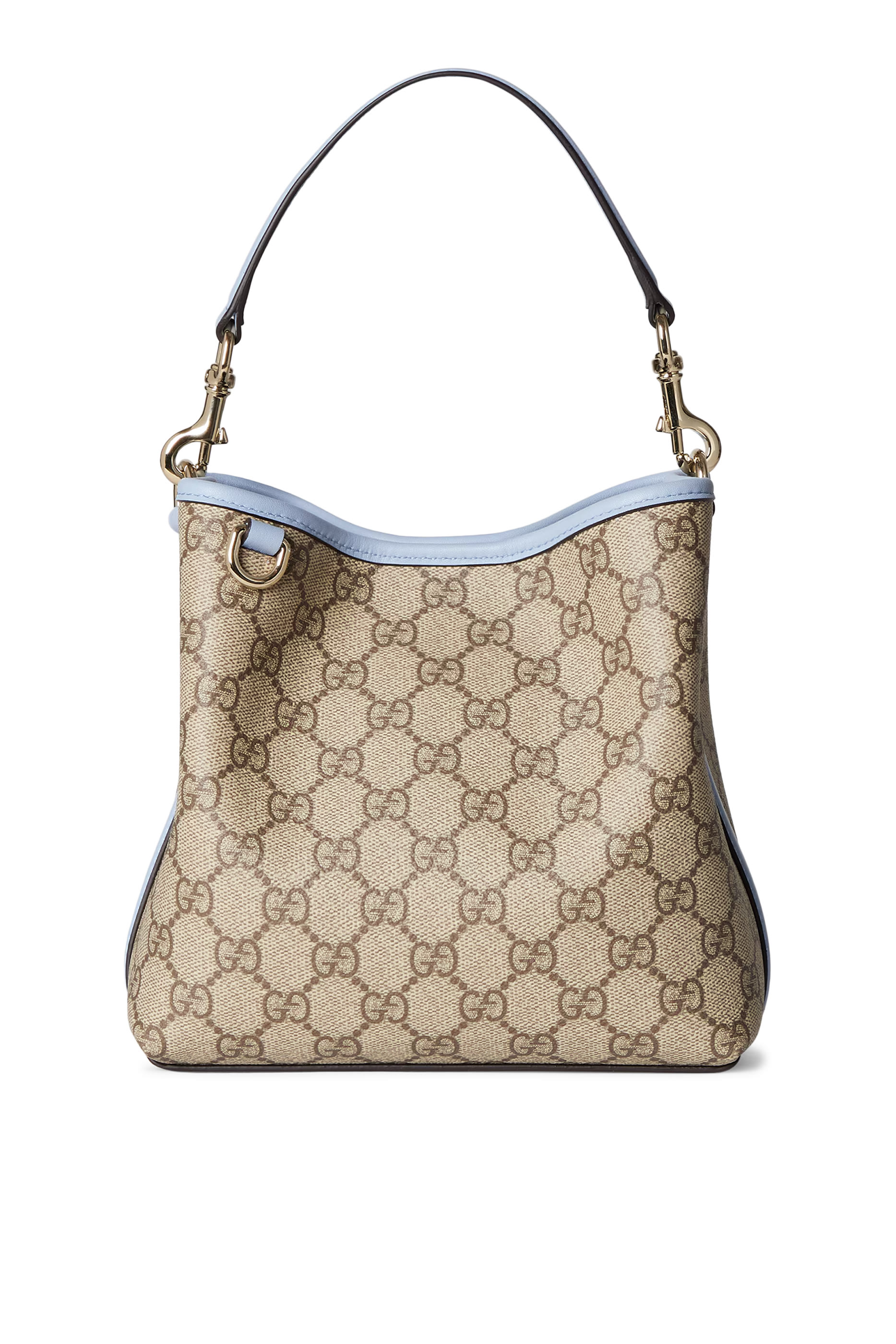 حقيبة باكيت صغيرة بشعار حرفي الماركة