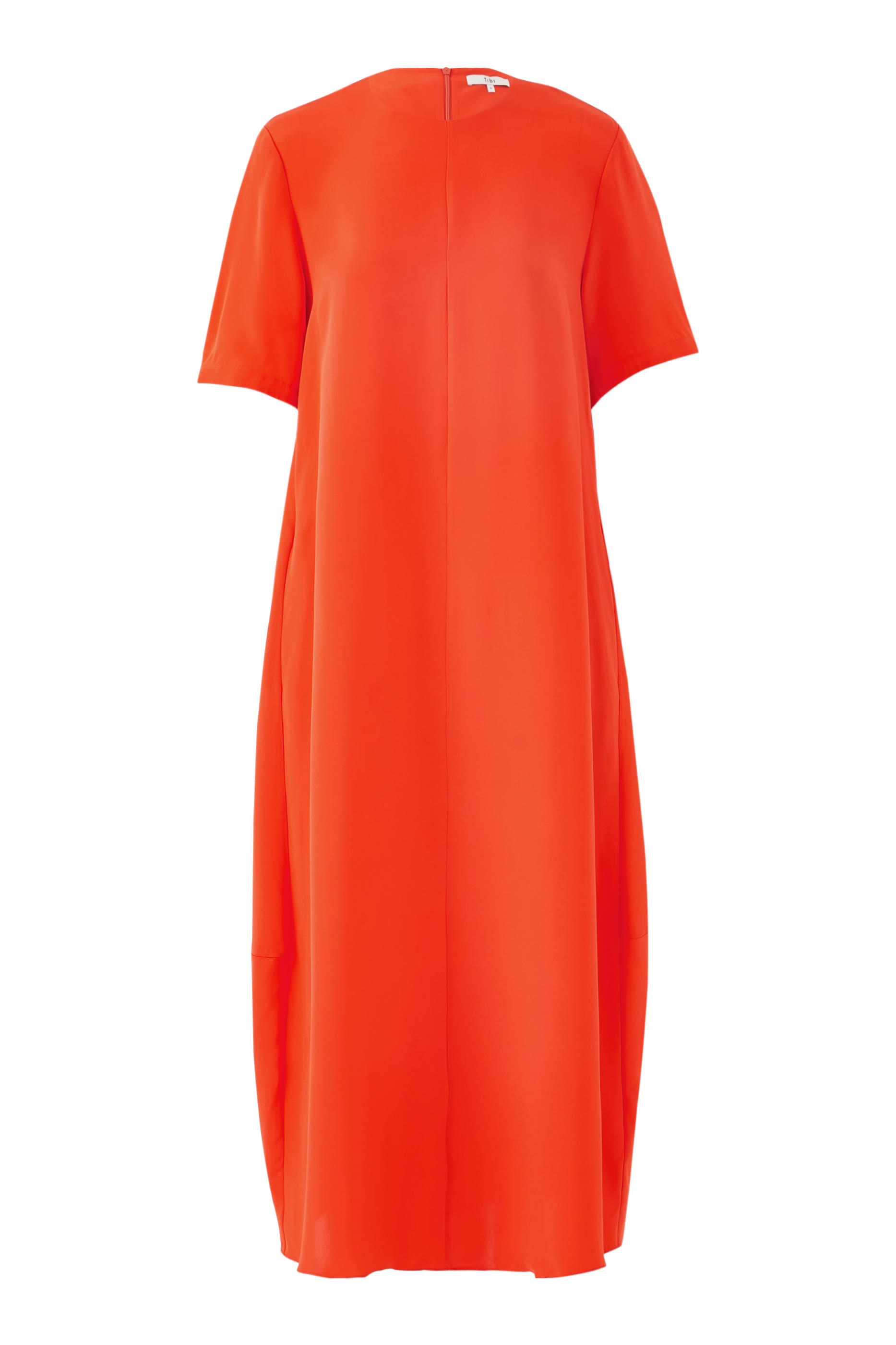 فستان بتصميم تيشيرت حرير من 4 طبقات