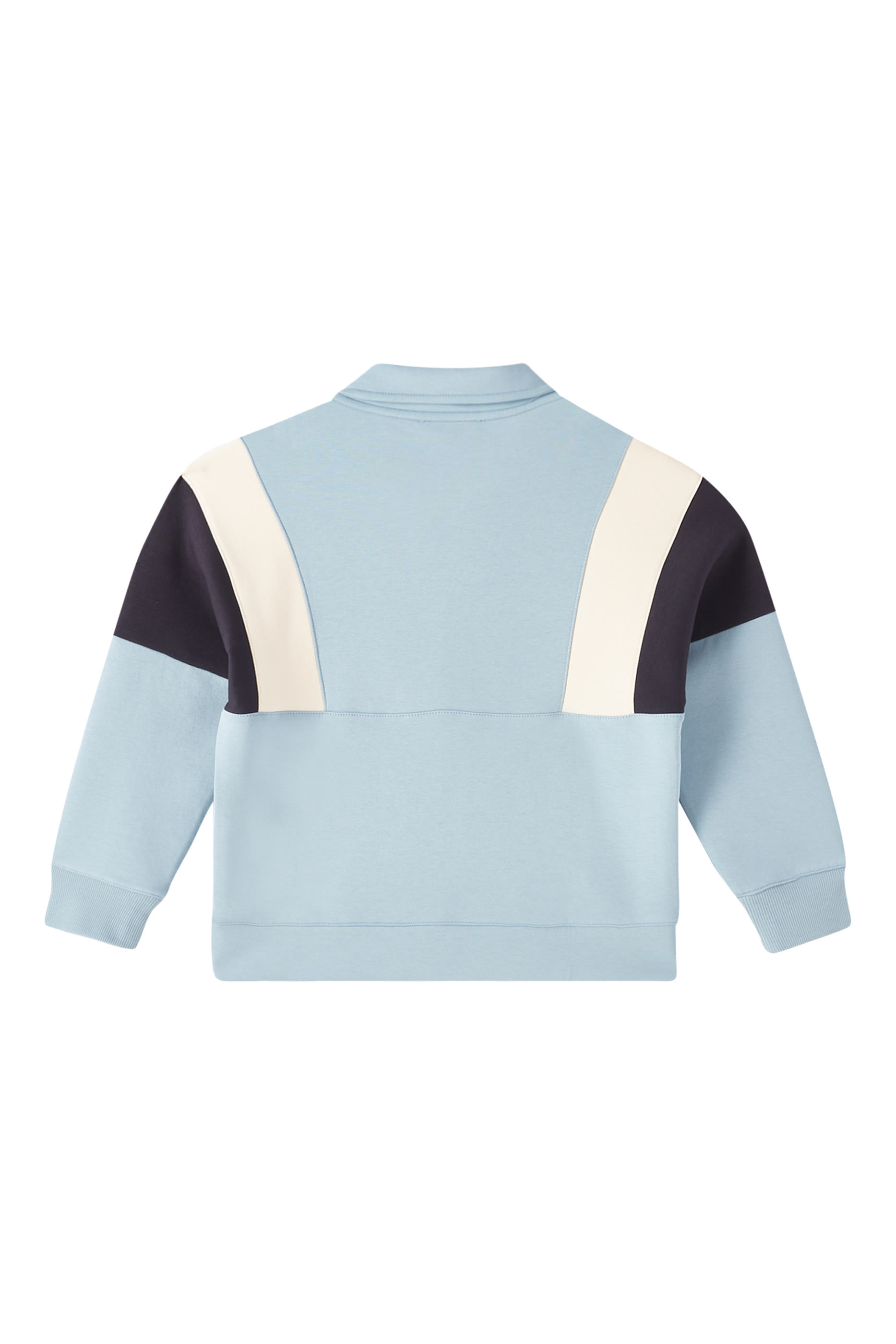 سويت شيرت بياقة مزيج قطن للأطفال