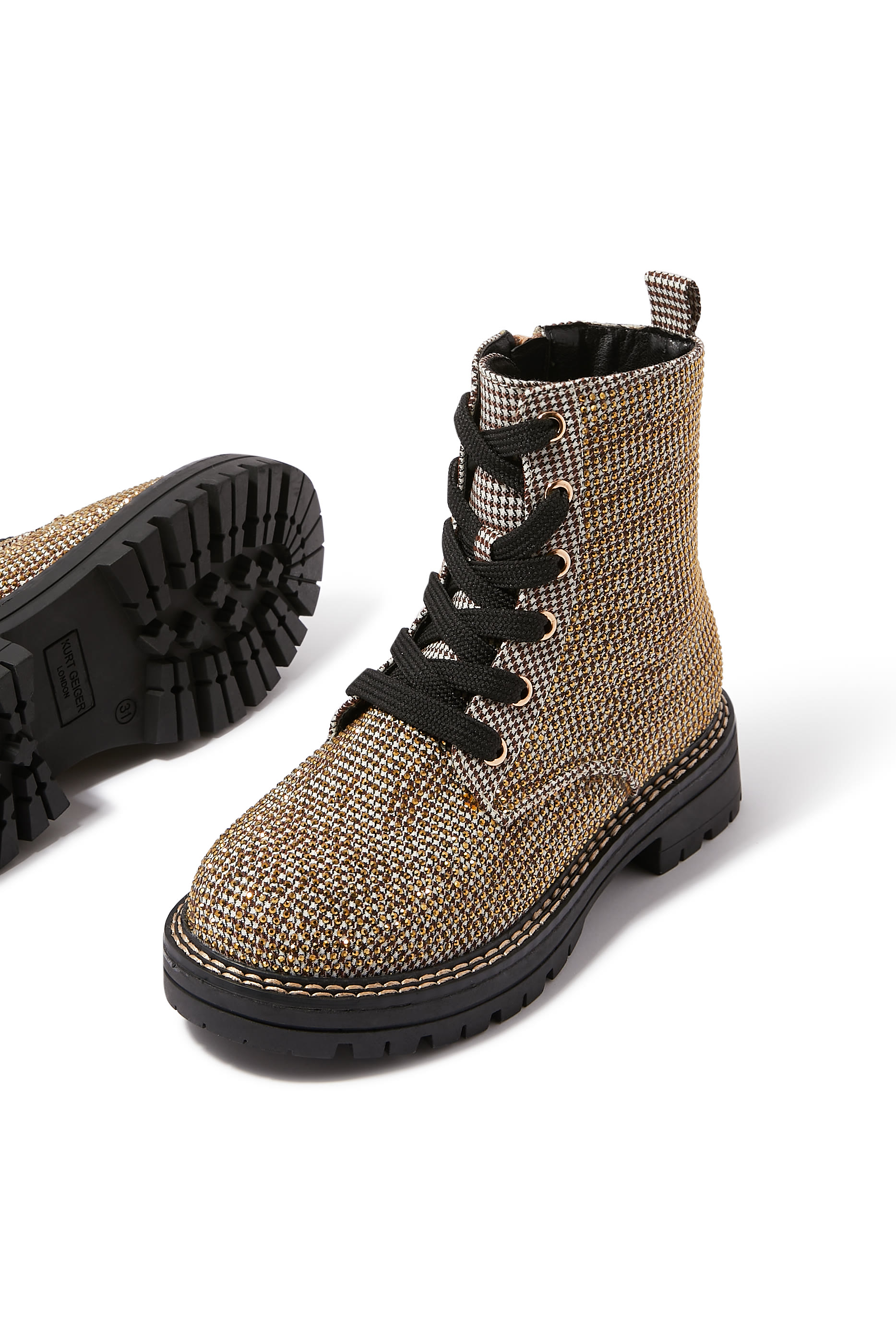 بوت صغير بطول الكاحل قماش بيرلينجتون للأطفال