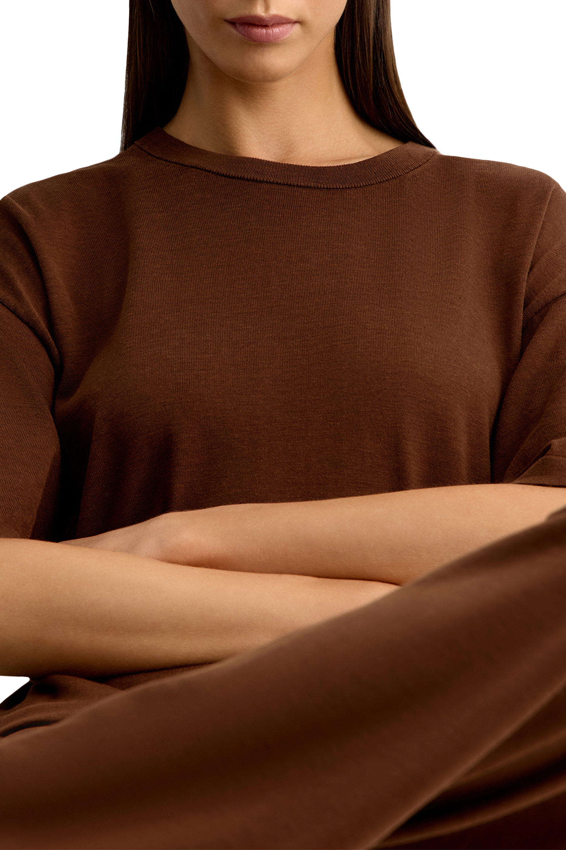  تيشيرت بقصة مريحة حرير جيرسيه