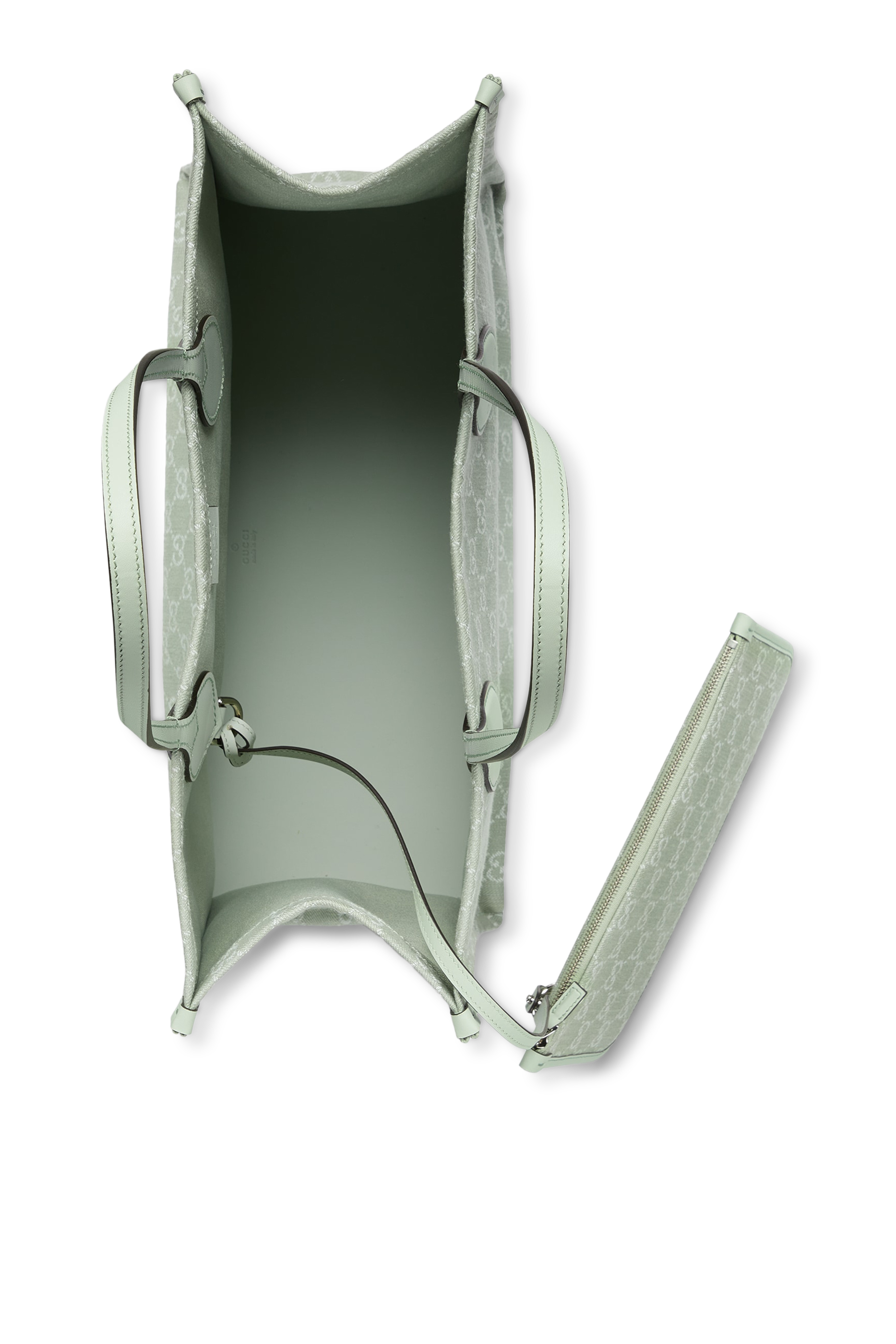 حقيبة يد أوفيديا كبيرة بنقشة حرفي شعار الماركة