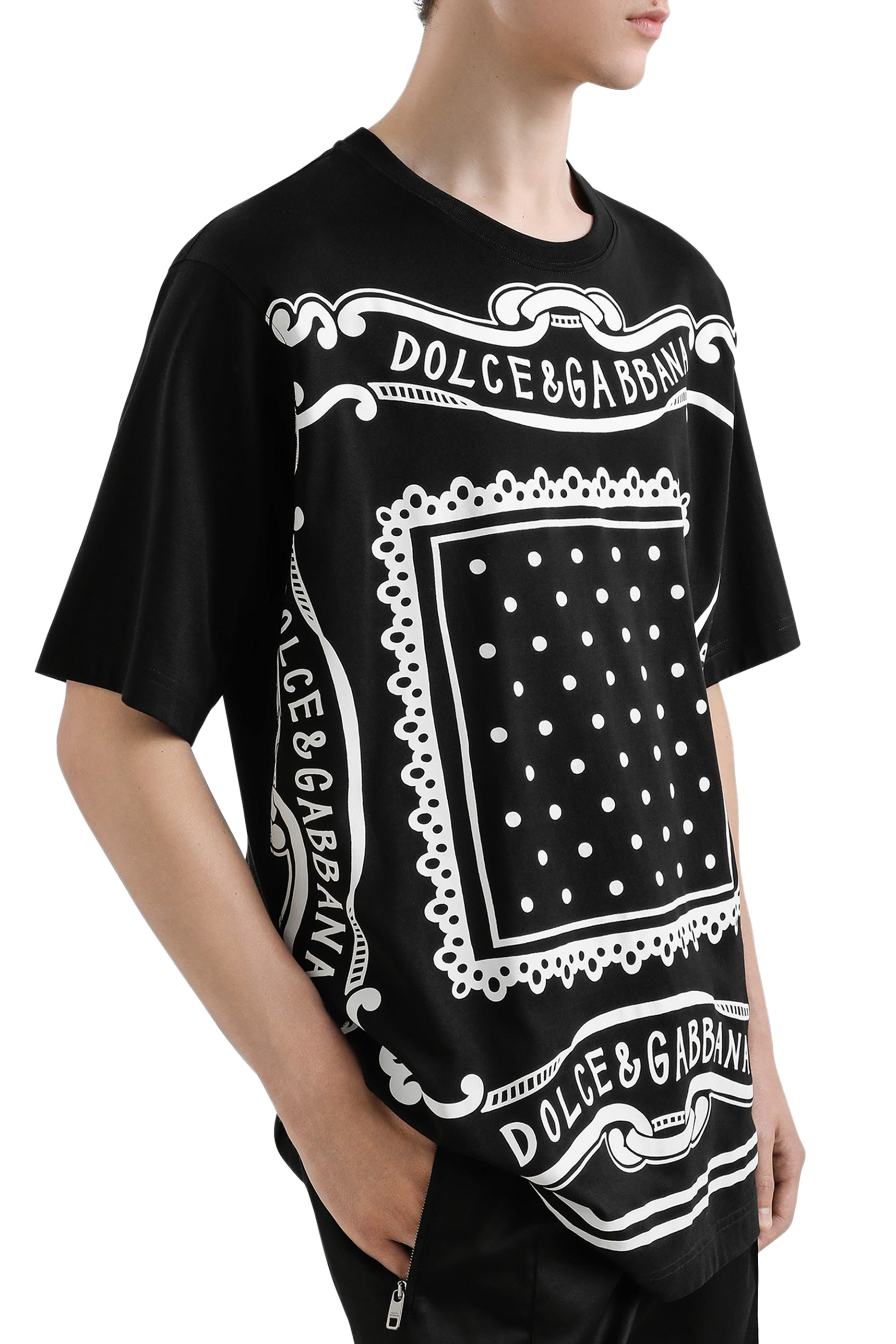 تيشيرت بطبعة باندانا قطن