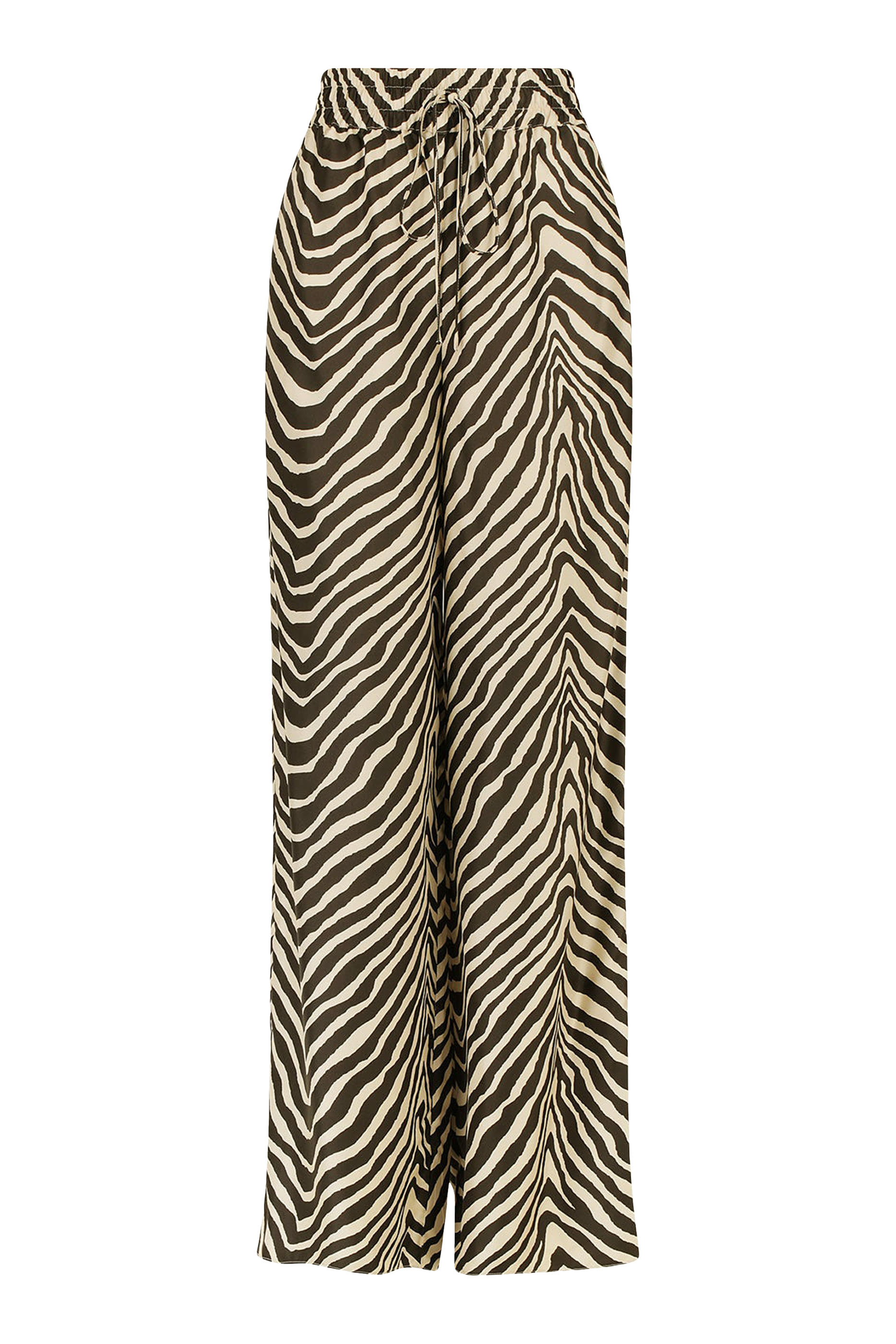 بنطال سانا بقصة مريحة حرير