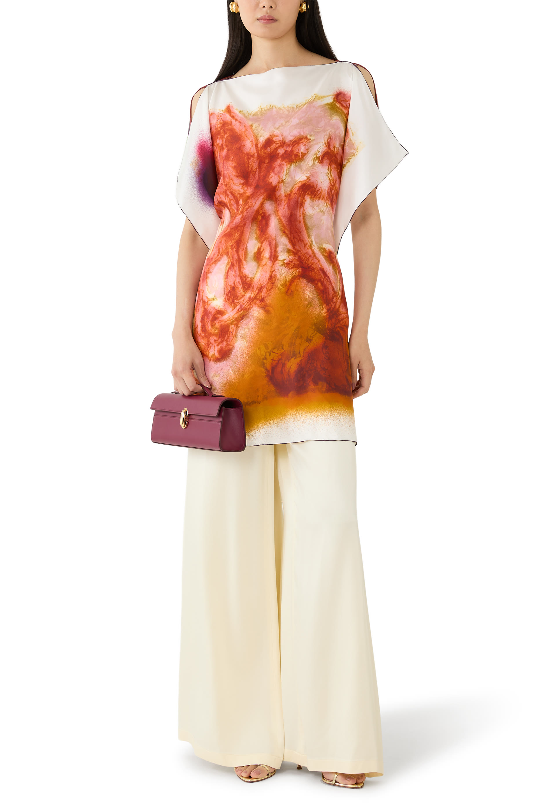 بلوزة تونيك بطبعة كارلا