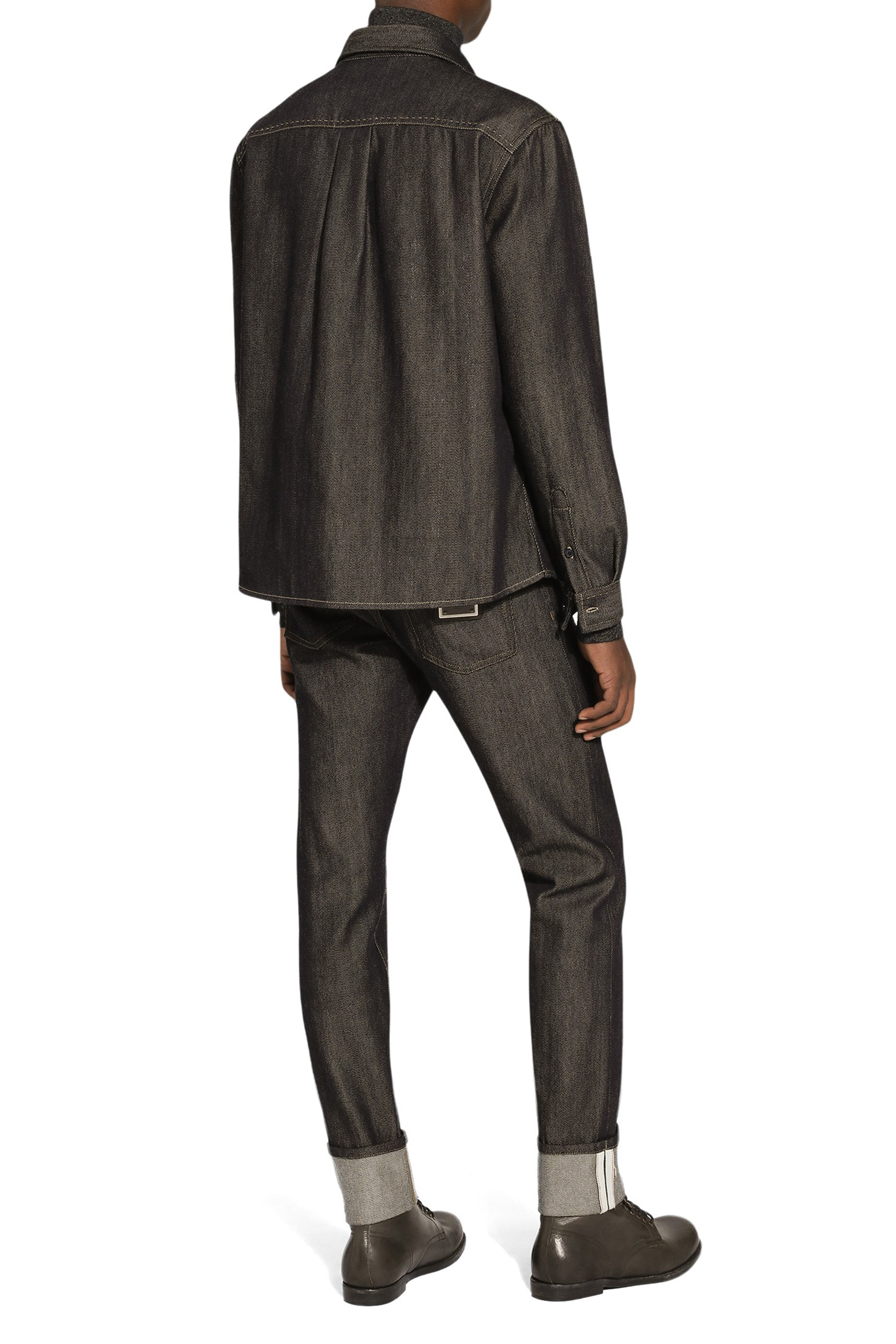 بنطال جينز بقصة عادية دنيم