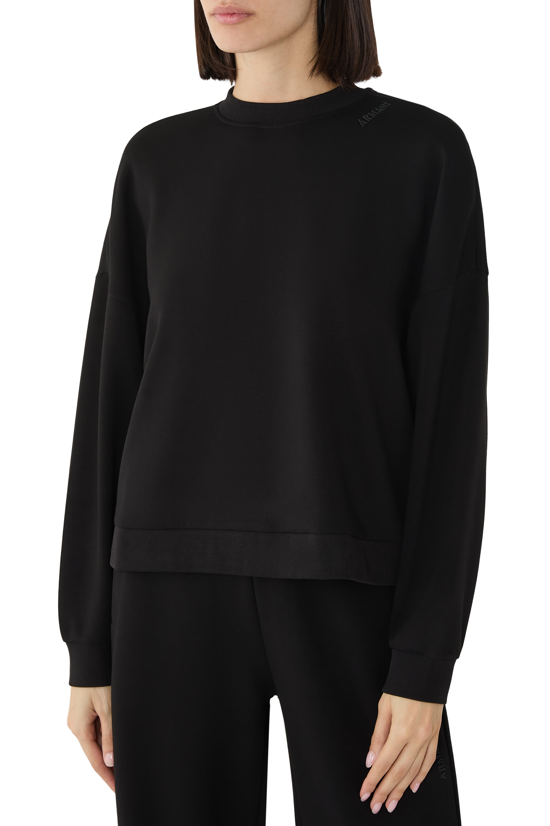 Cropped Crewneck Sweatshirt