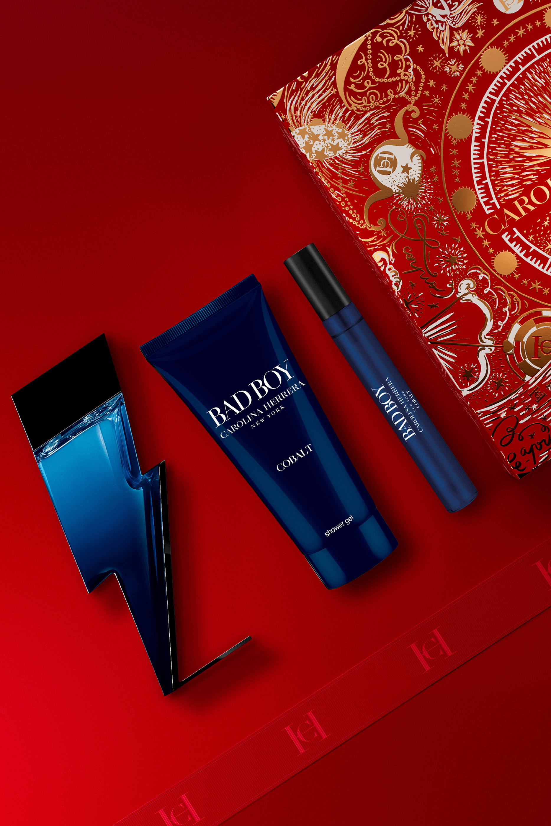 مجموعة هدايا أو دو بارفان باد بوي كوبالت الكتريك