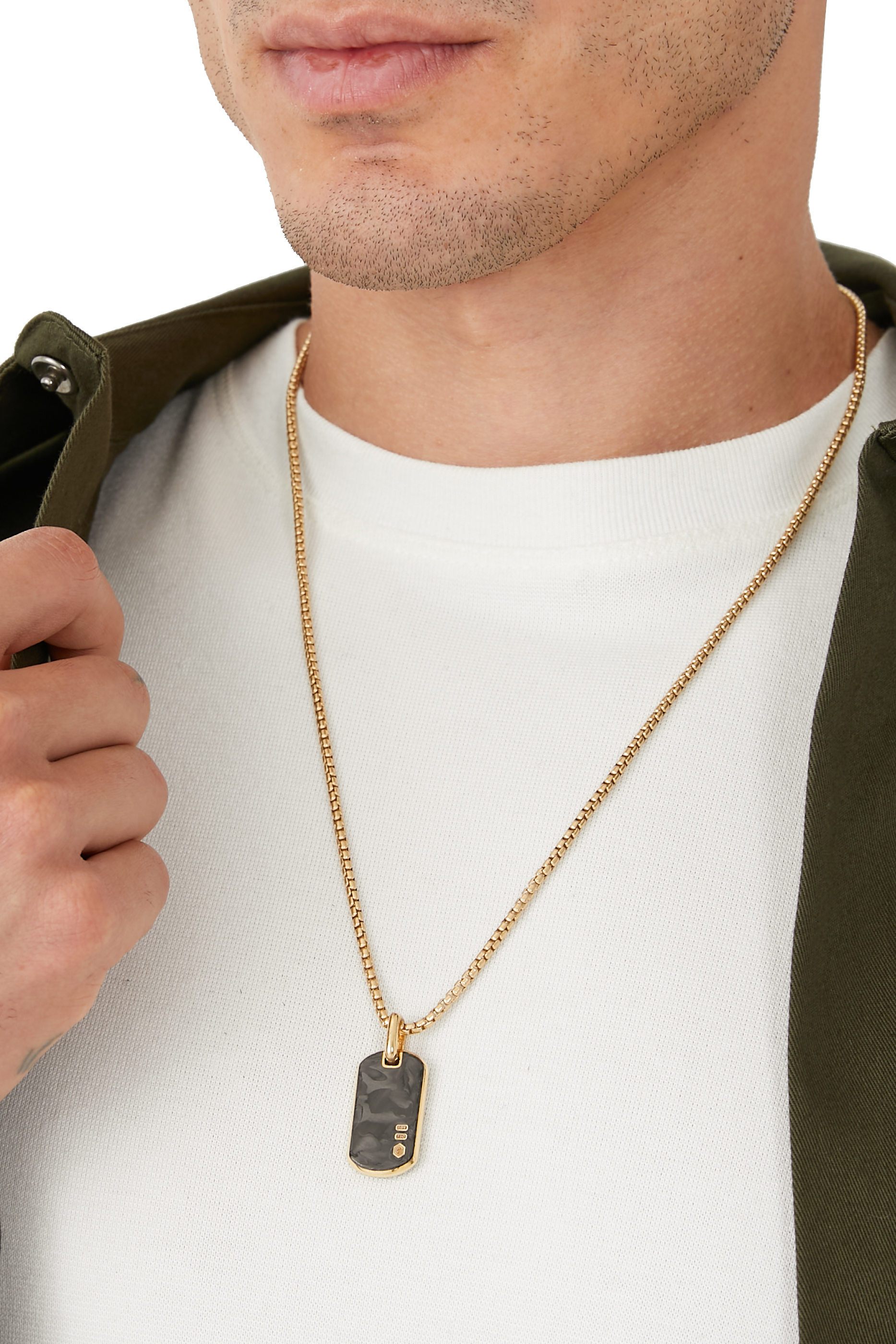 دلاية كربون صلب وذهب أصفر عيار 18