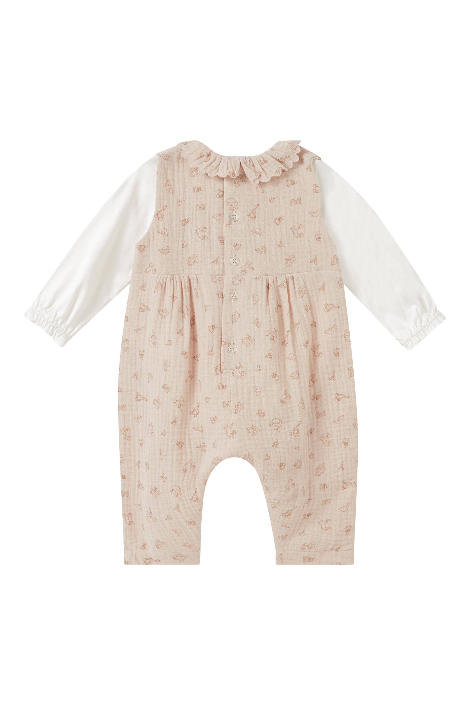 طقم أفرول للأطفال بطبعة