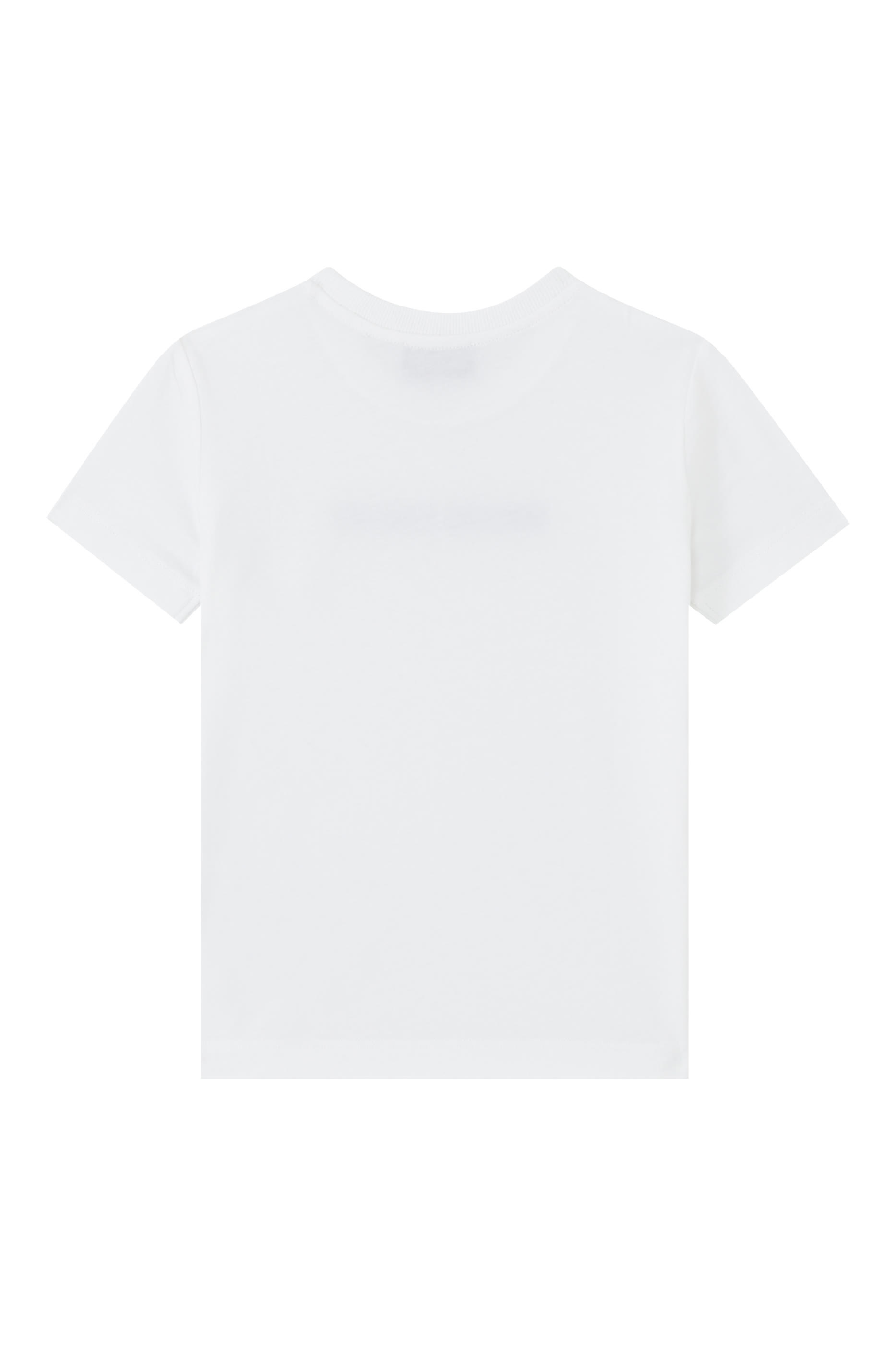 تيشيرت بشعار الماركة بتصميم مقلوب للأطفال