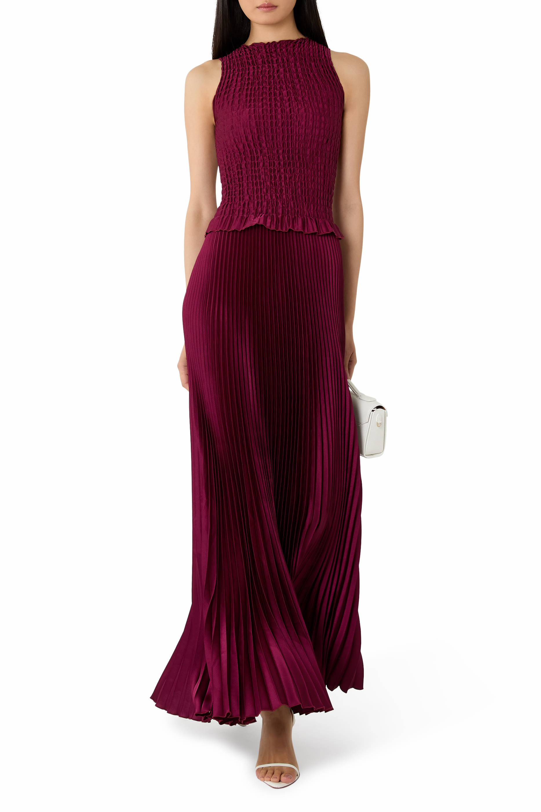  فستان سهرة باوري