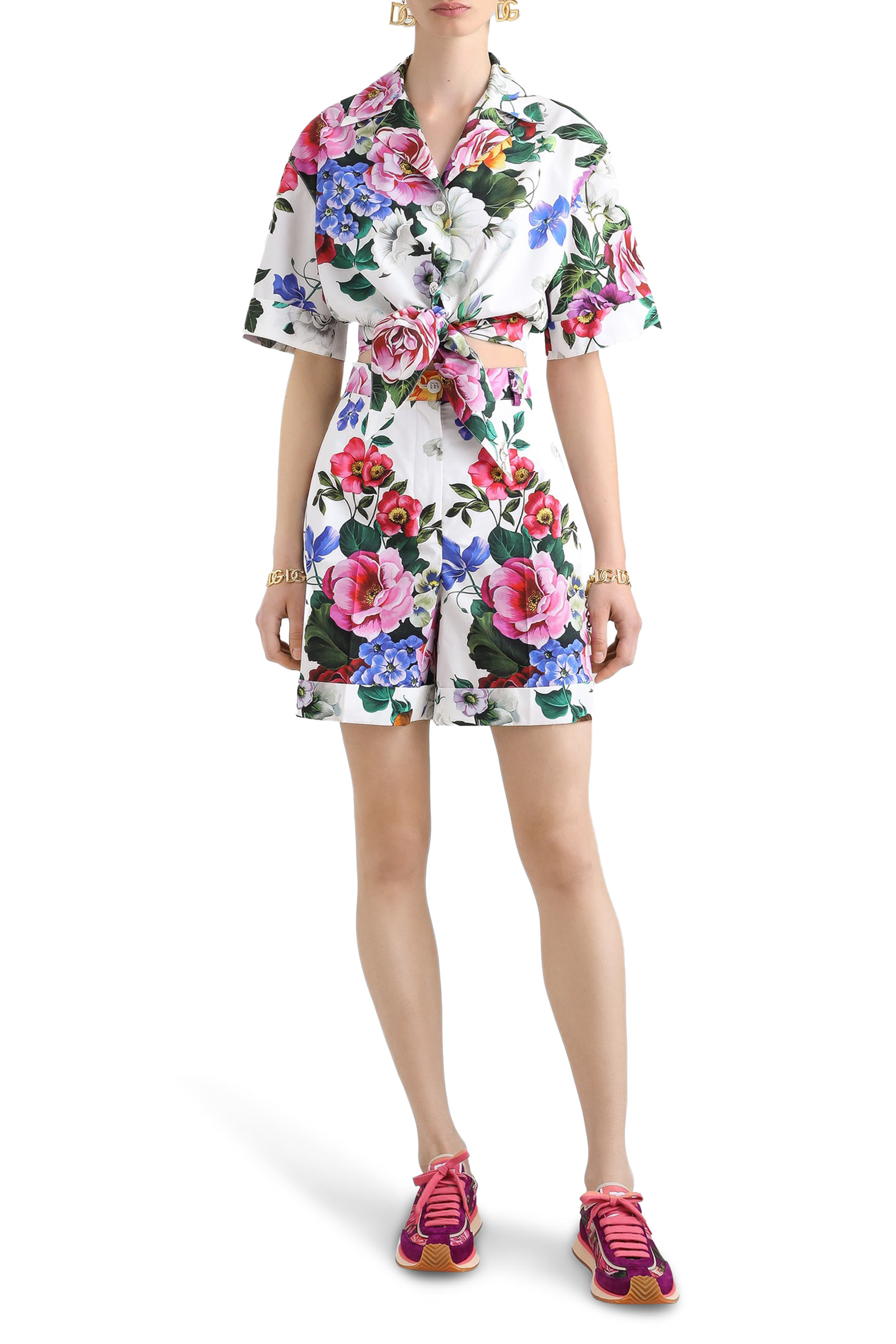 قميص بطبعة زهور