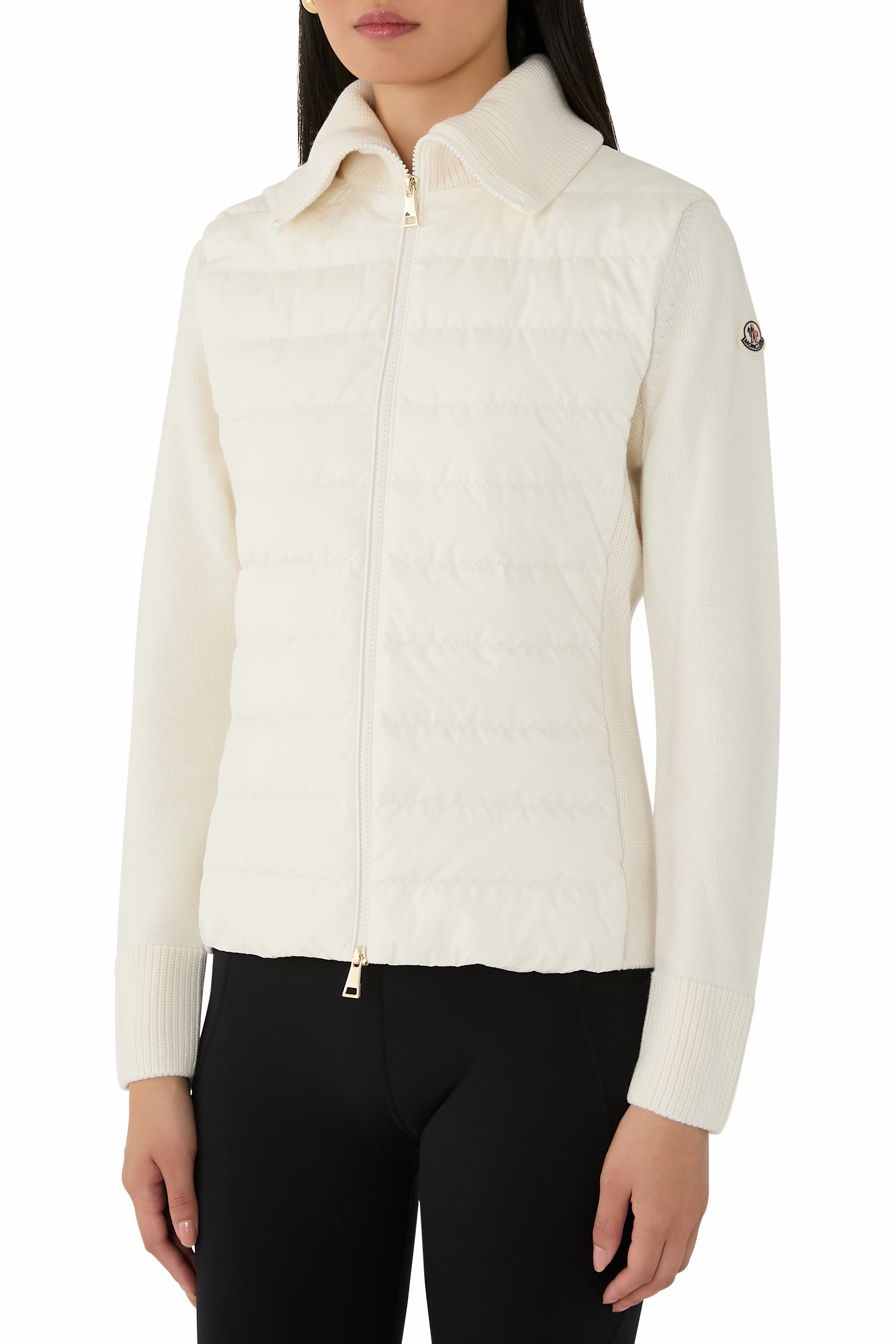 كارديجان مبطن بسحاب صوف